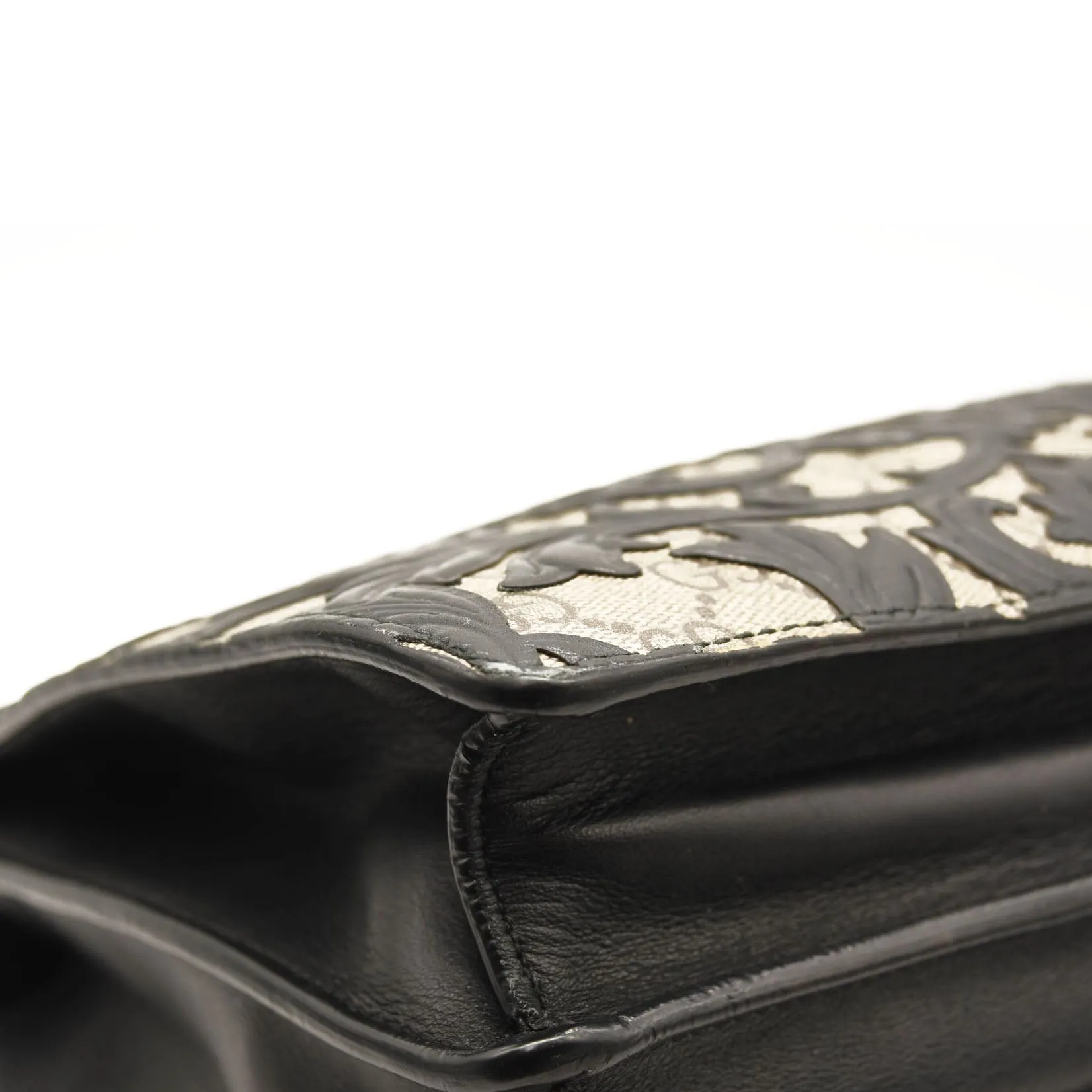 Gucci Dionysus Shoulder Bag GG Supreme Arabesque Medium Black/Beige