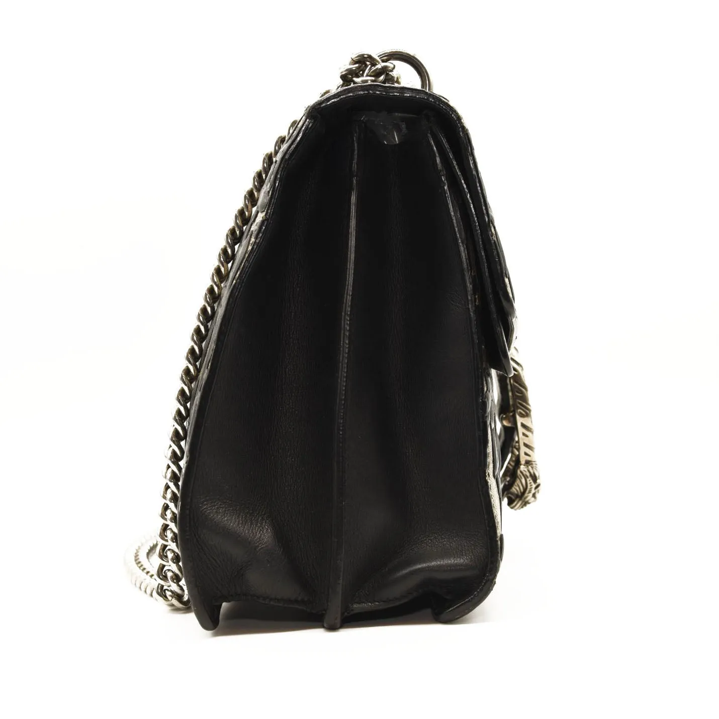 Gucci Dionysus Shoulder Bag GG Supreme Arabesque Medium Black/Beige