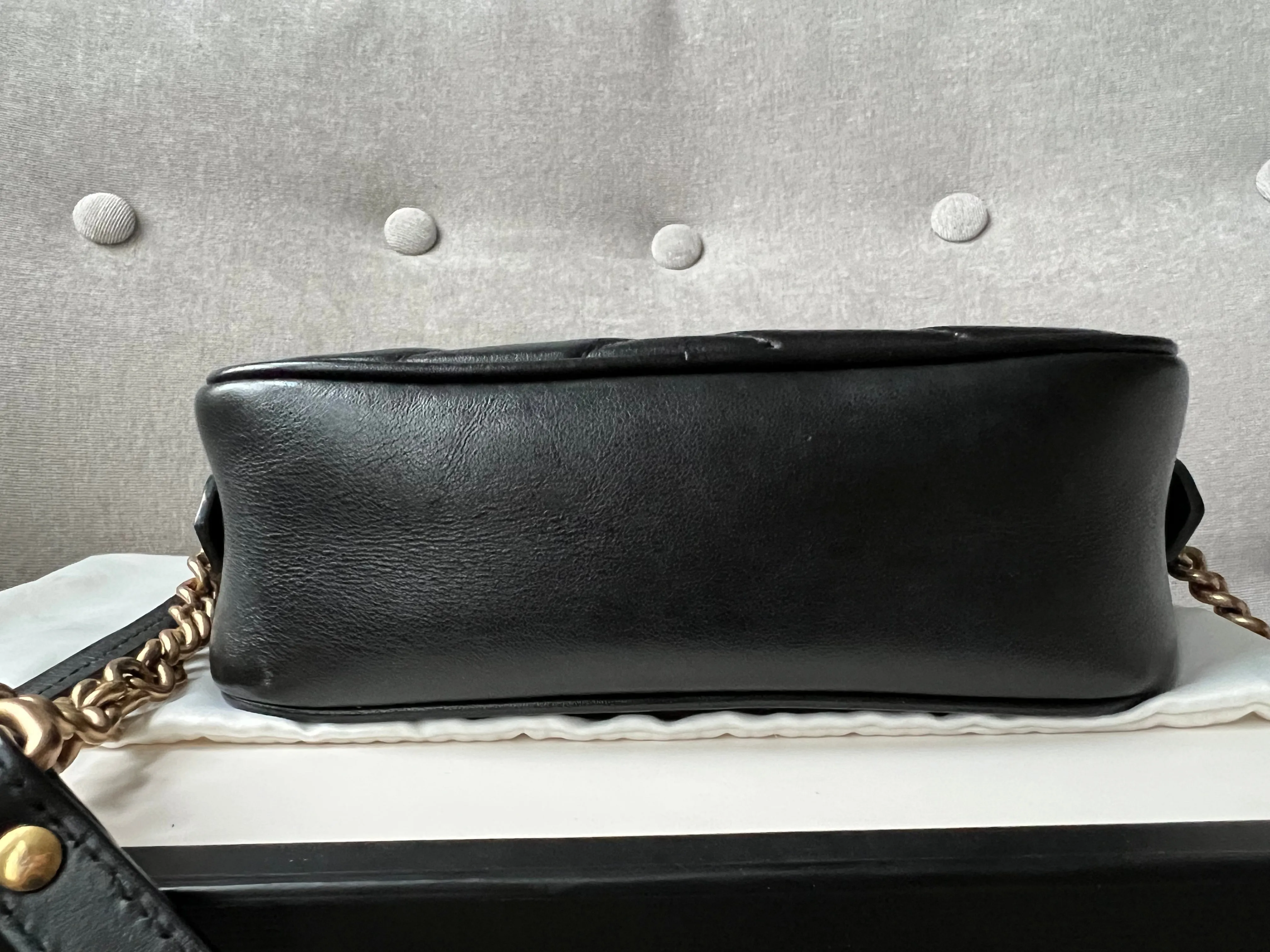Gucci GG Black Marmont Mini Shoulder Bag (RRP 1,160)