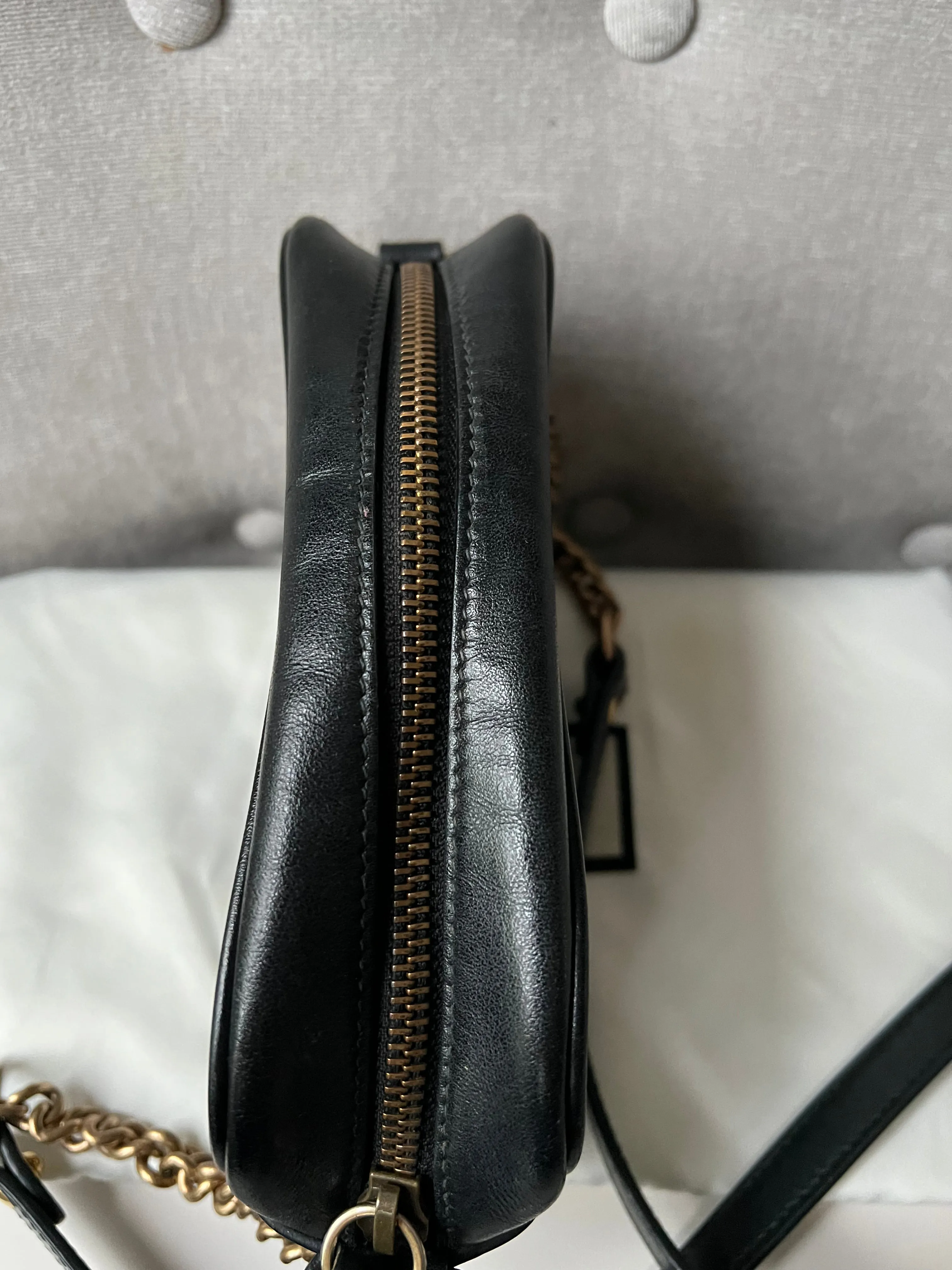 Gucci GG Black Marmont Mini Shoulder Bag (RRP 1,160)