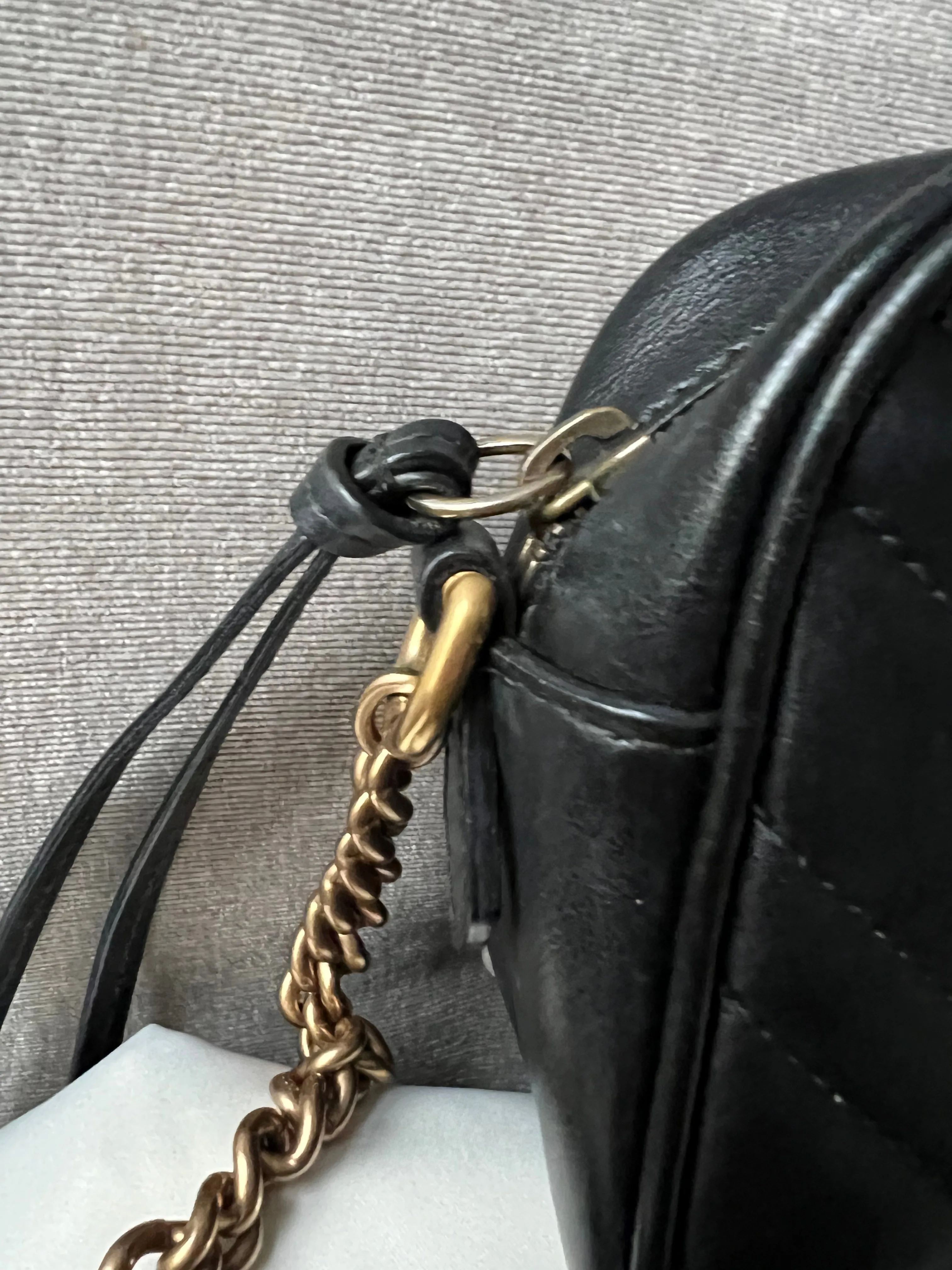 Gucci GG Black Marmont Mini Shoulder Bag (RRP 1,160)