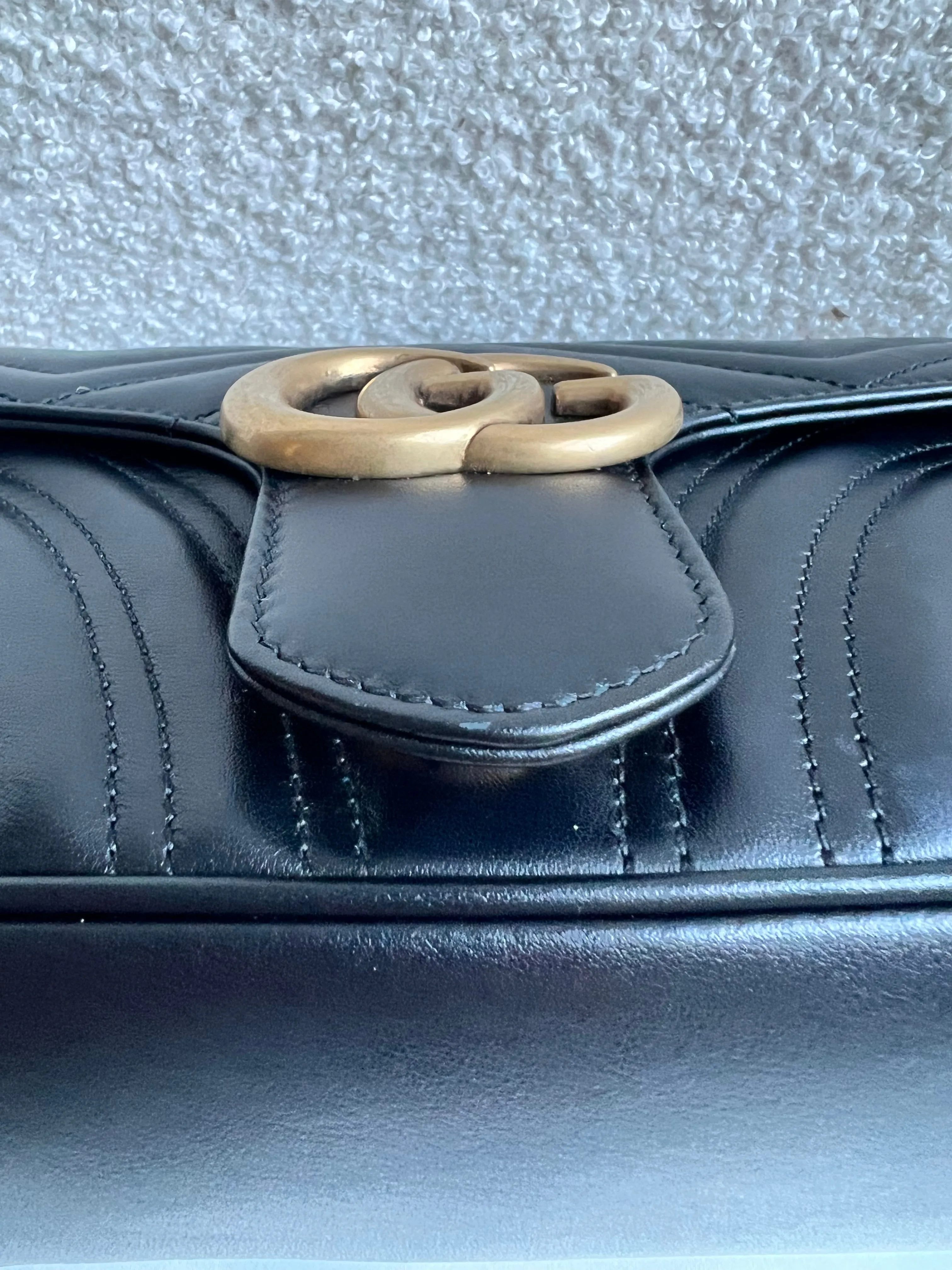 Gucci GG Black Marmont Small Shoulder Bag (RRP ??2070)