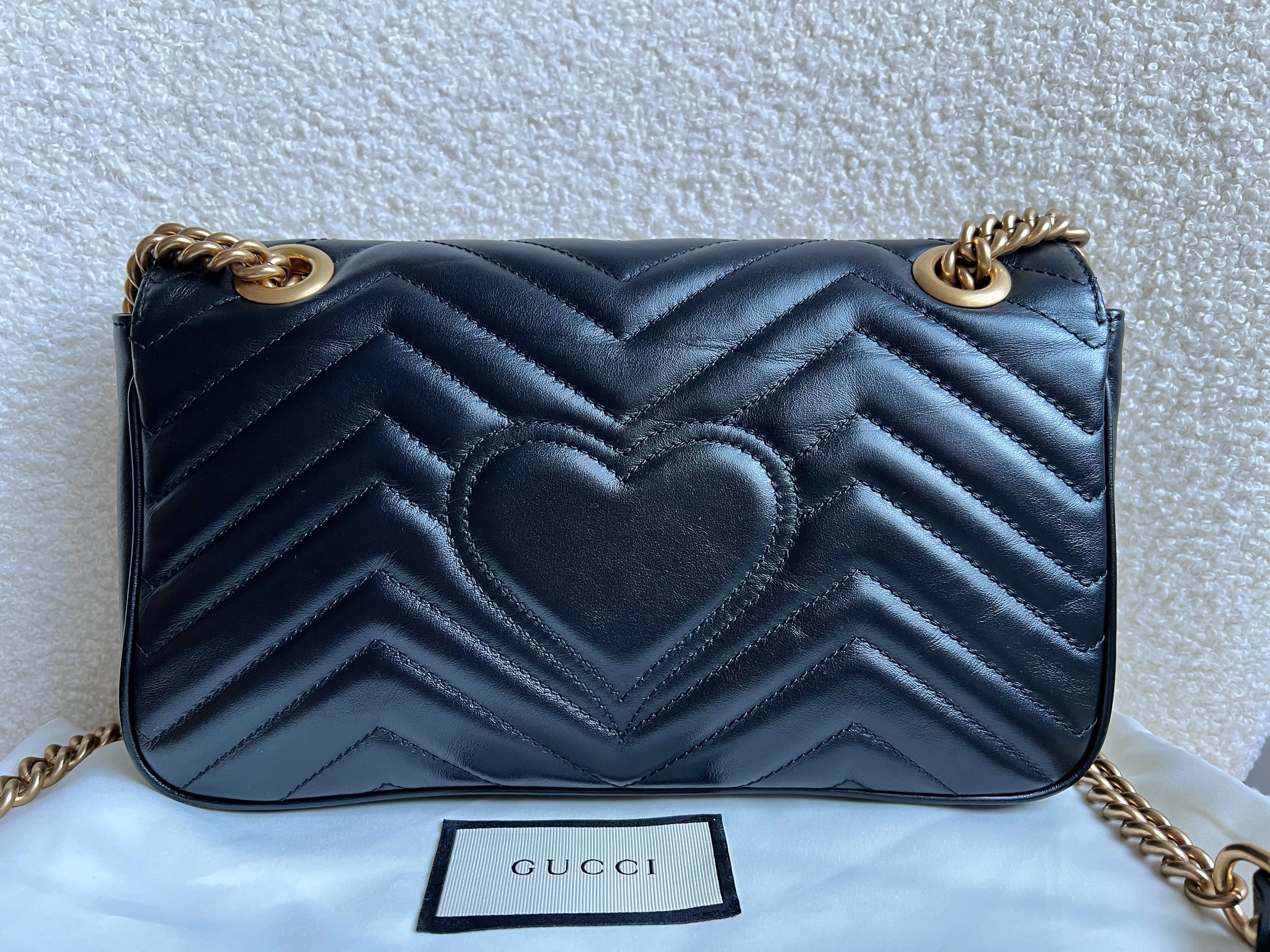 Gucci GG Black Marmont Small Shoulder Bag (RRP ??2070)