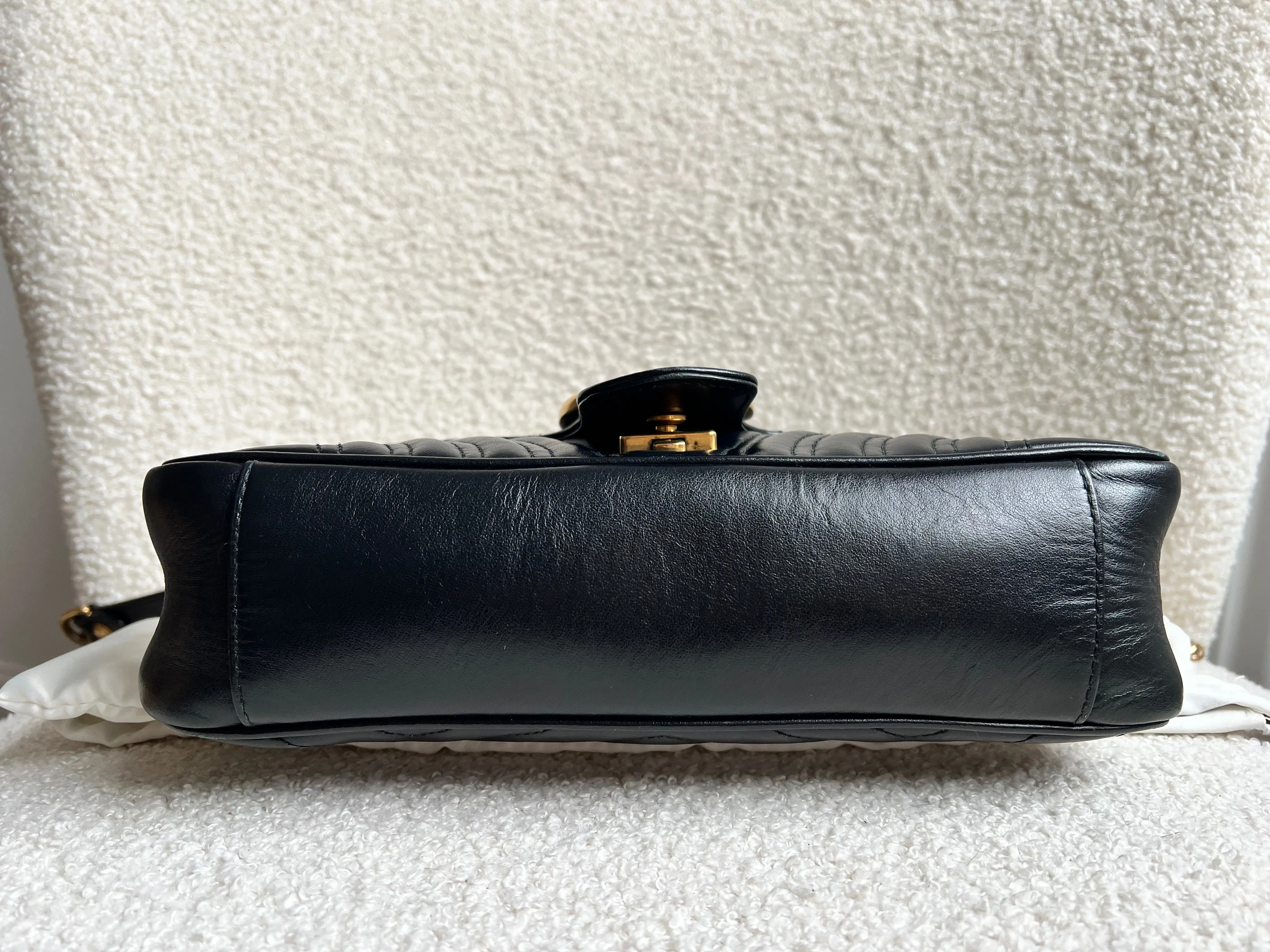 Gucci GG Black Marmont Small Shoulder Bag (RRP ??2070)