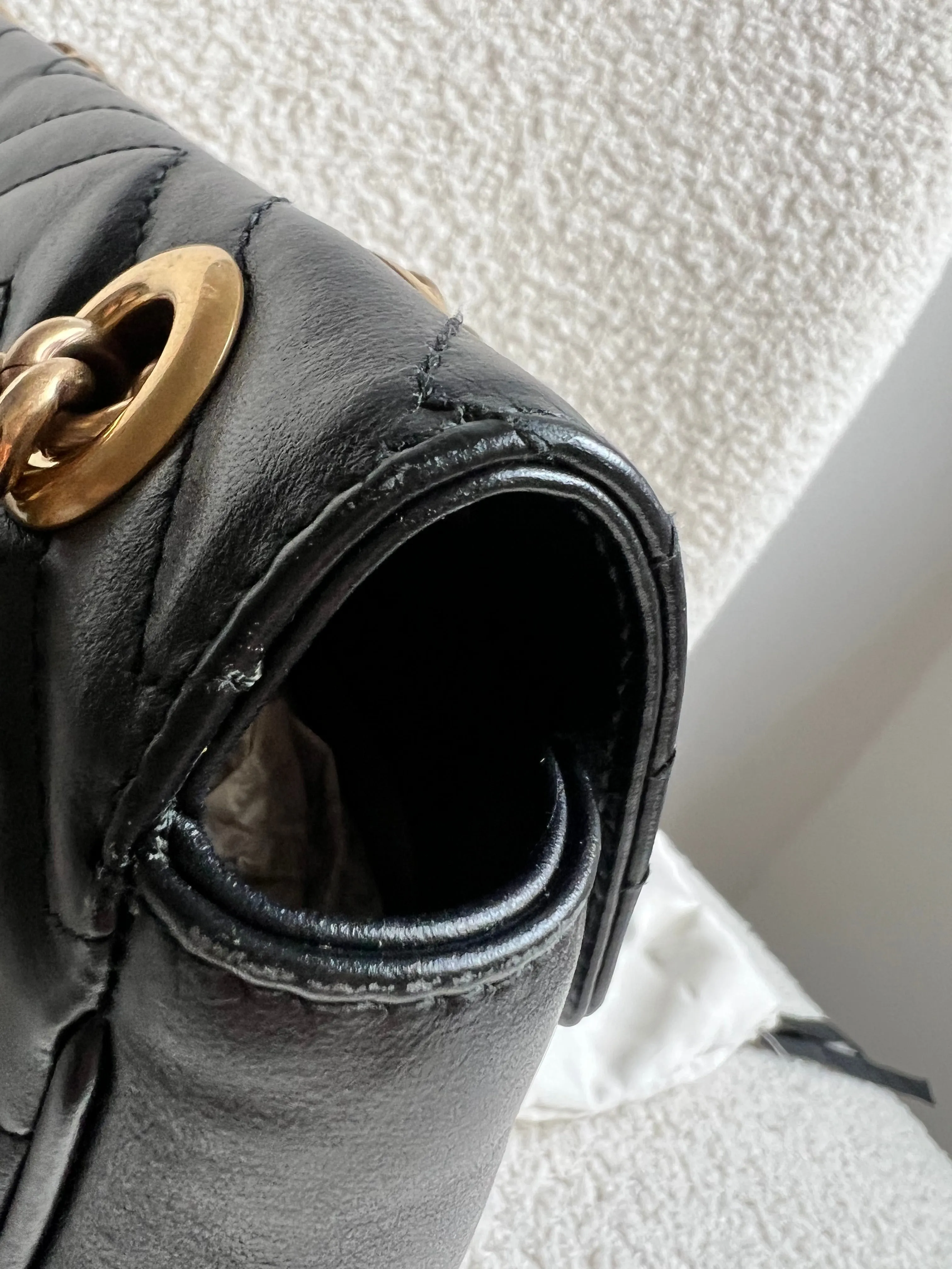 Gucci GG Black Marmont Small Shoulder Bag (RRP ??2070)