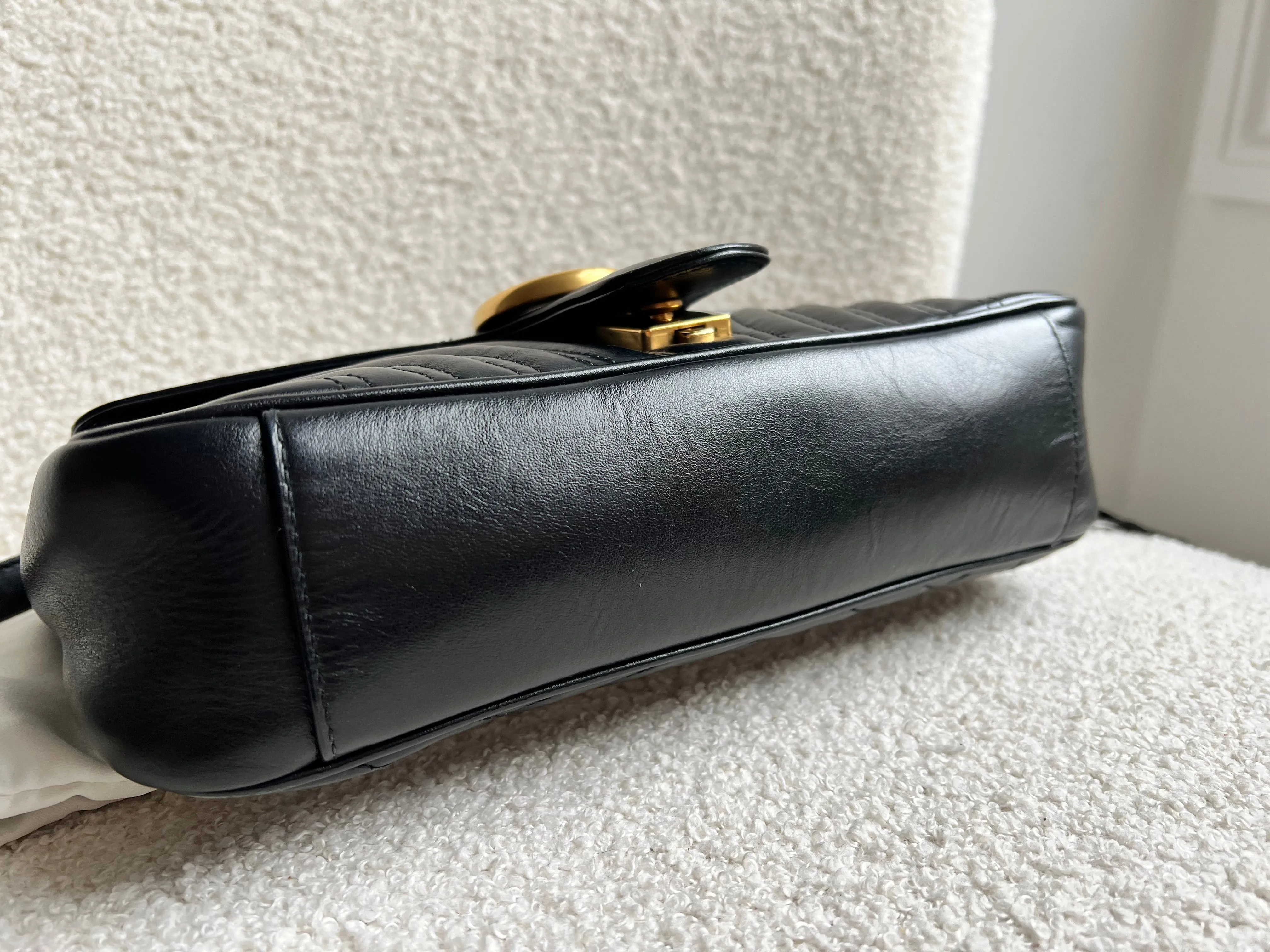 Gucci GG Black Marmont Small Shoulder Bag (RRP ??2070)