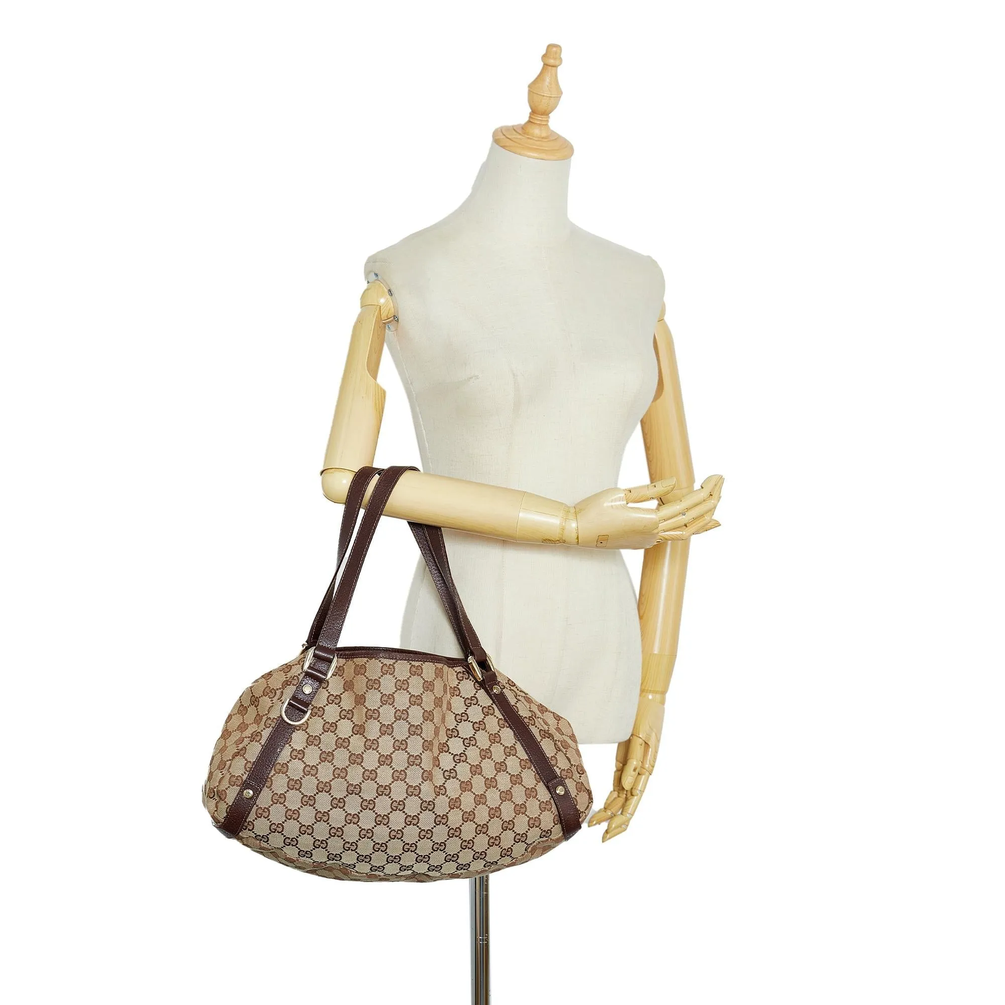 Gucci GG Canvas Abbey D-Ring Shoulder Bag (SHG-xl9WRm)