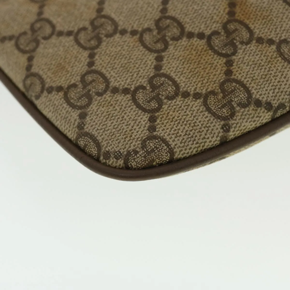 GUCCI GG Canvas Web Sherry Line Shoulder Bag Beige Red 904.02.047  44304