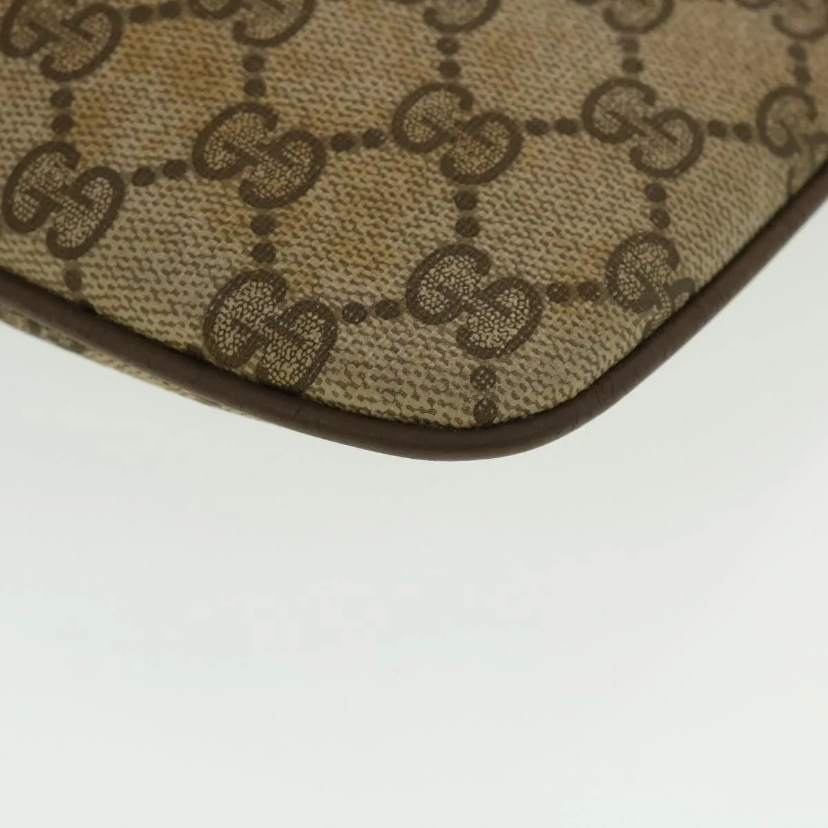 GUCCI GG Canvas Web Sherry Line Shoulder Bag Beige Red 904.02.047  44304