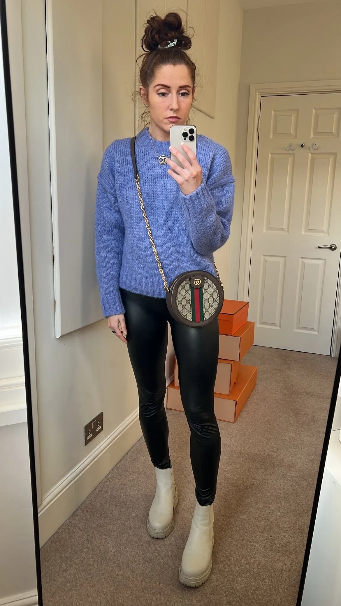 Gucci GG Ophidia Mini GG Round Shoulder Bag (RRP ??1,270)