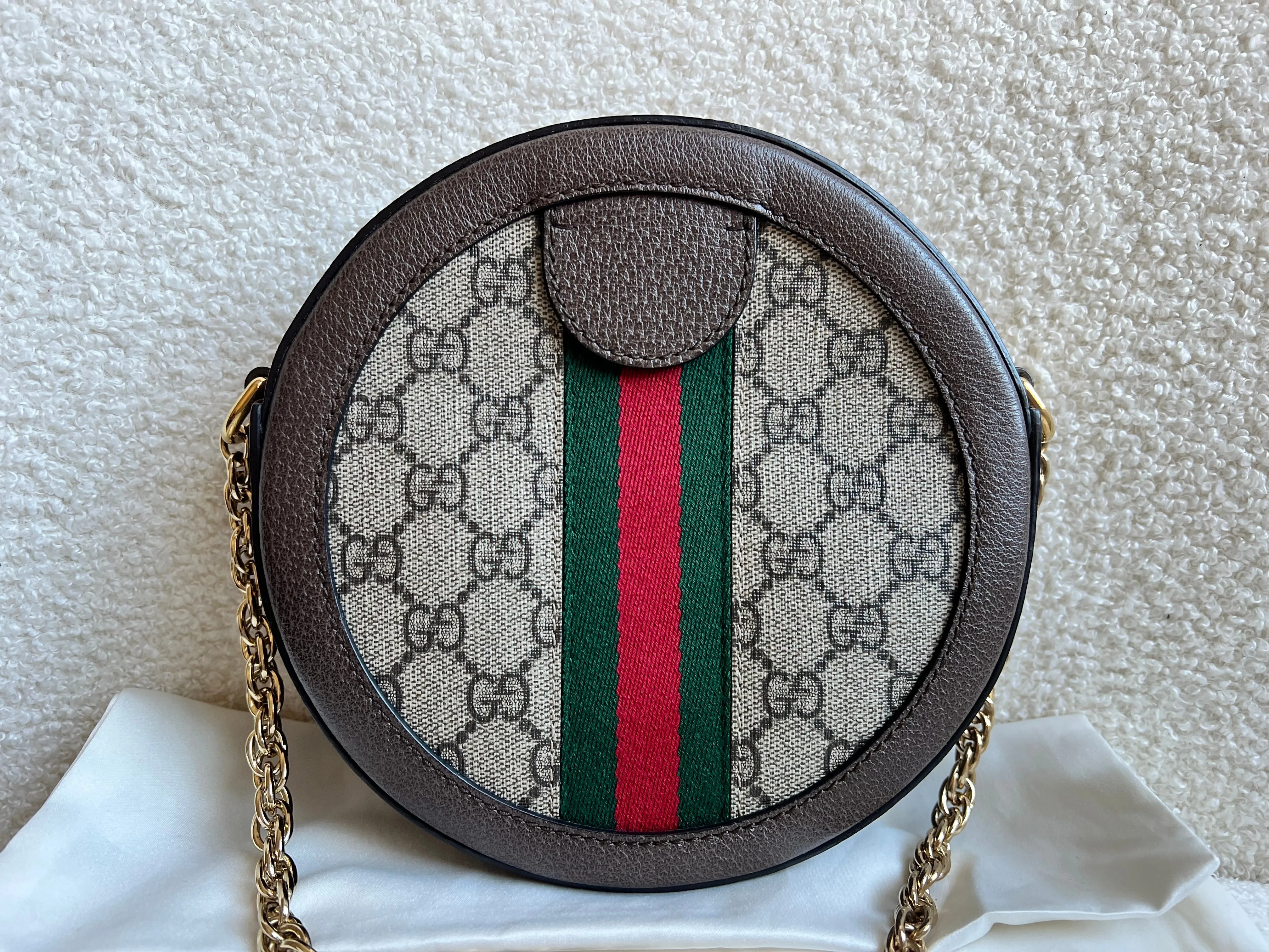Gucci GG Ophidia Mini GG Round Shoulder Bag (RRP ??1,270)