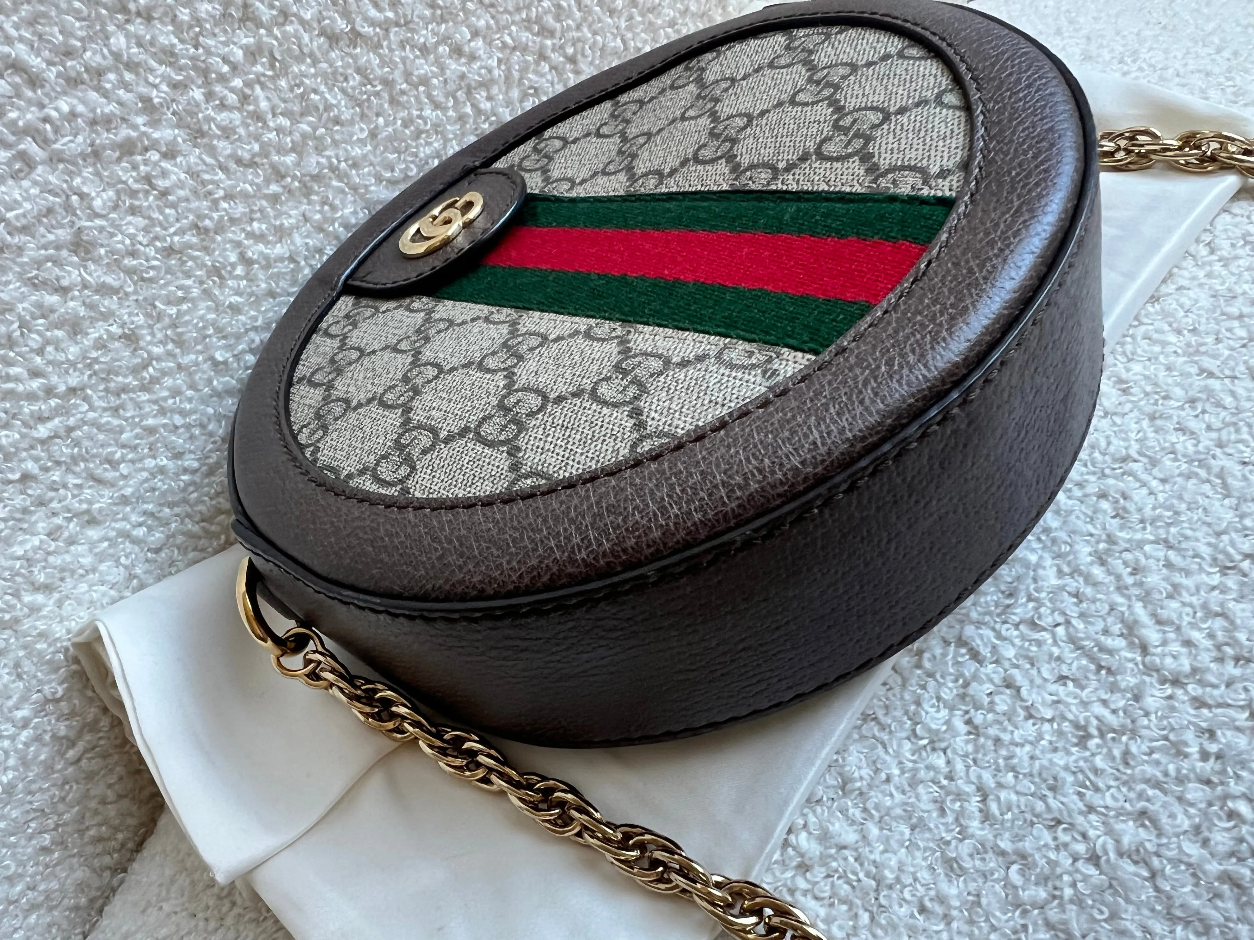 Gucci GG Ophidia Mini GG Round Shoulder Bag (RRP ??1,270)