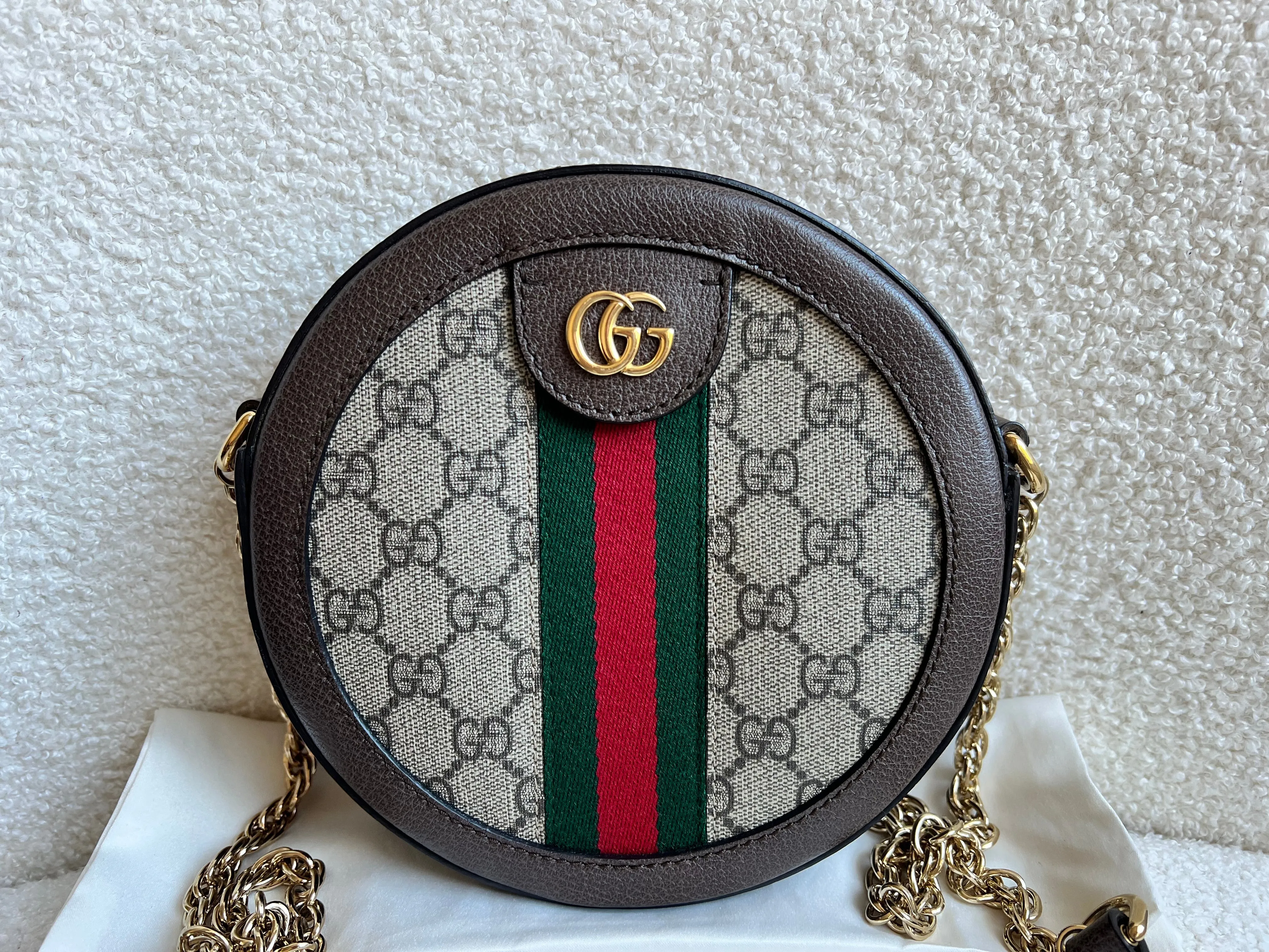 Gucci GG Ophidia Mini GG Round Shoulder Bag (RRP ??1,270)