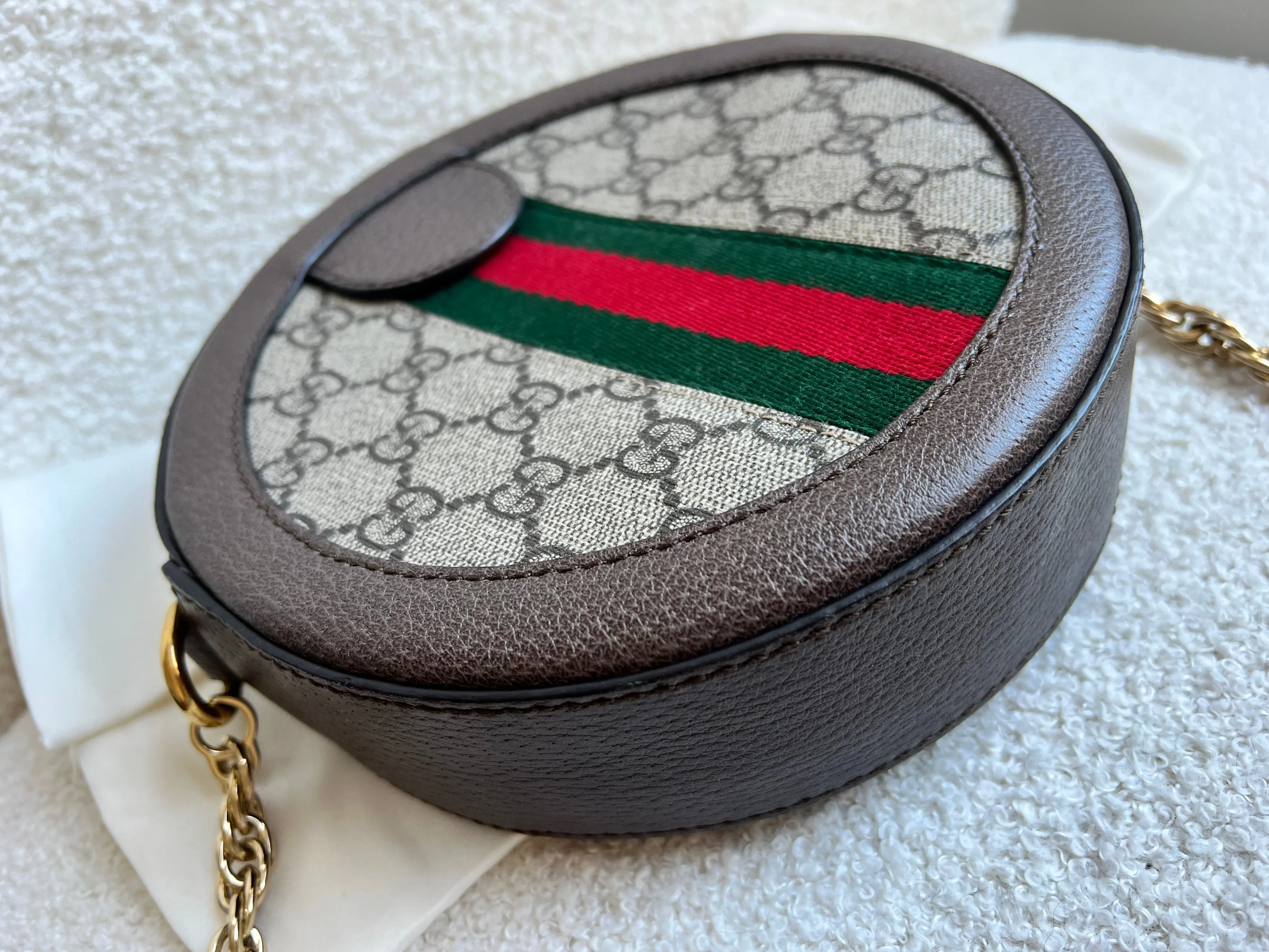 Gucci GG Ophidia Mini GG Round Shoulder Bag (RRP ??1,270)