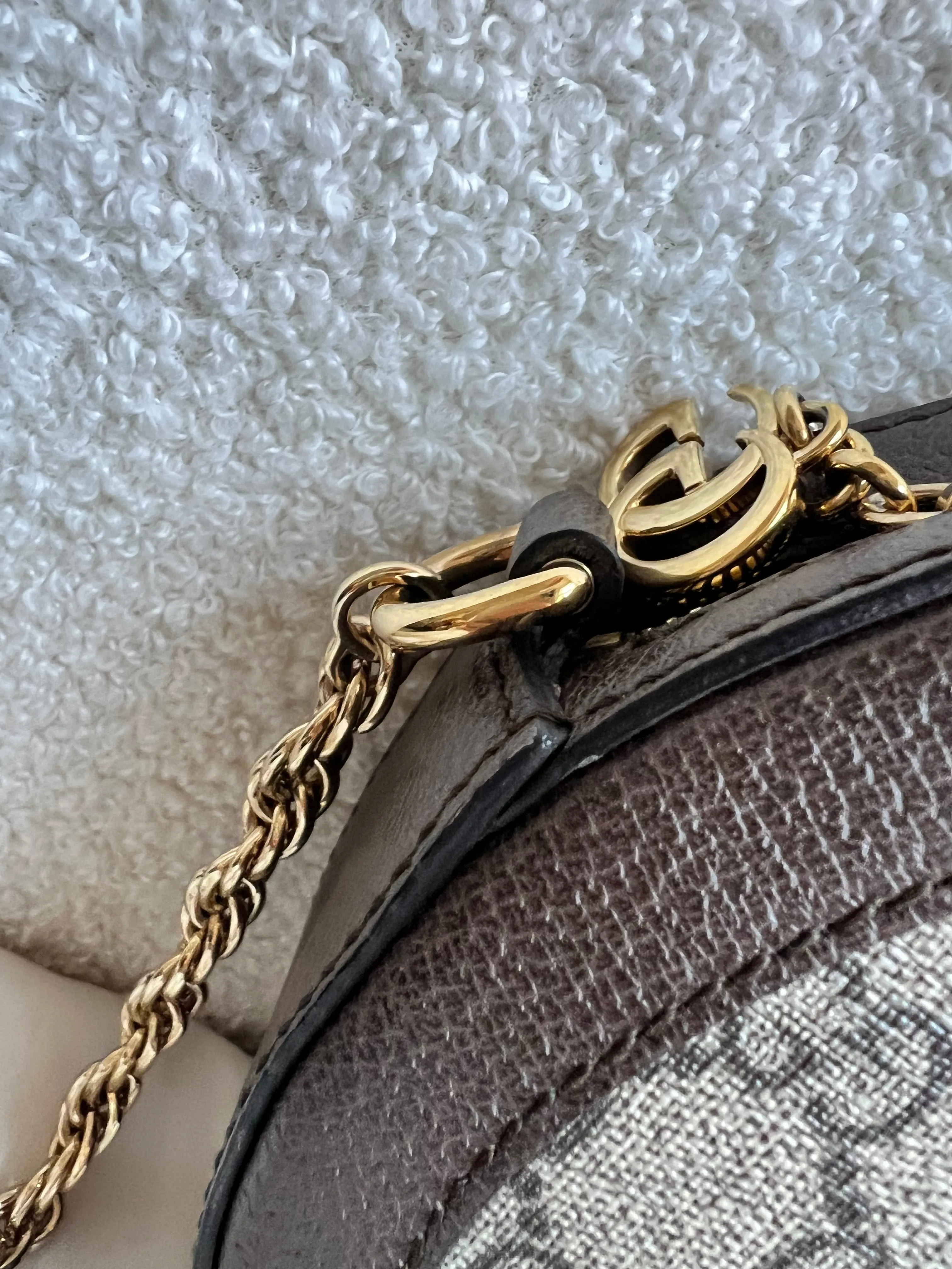 Gucci GG Ophidia Mini GG Round Shoulder Bag (RRP ??1,270)