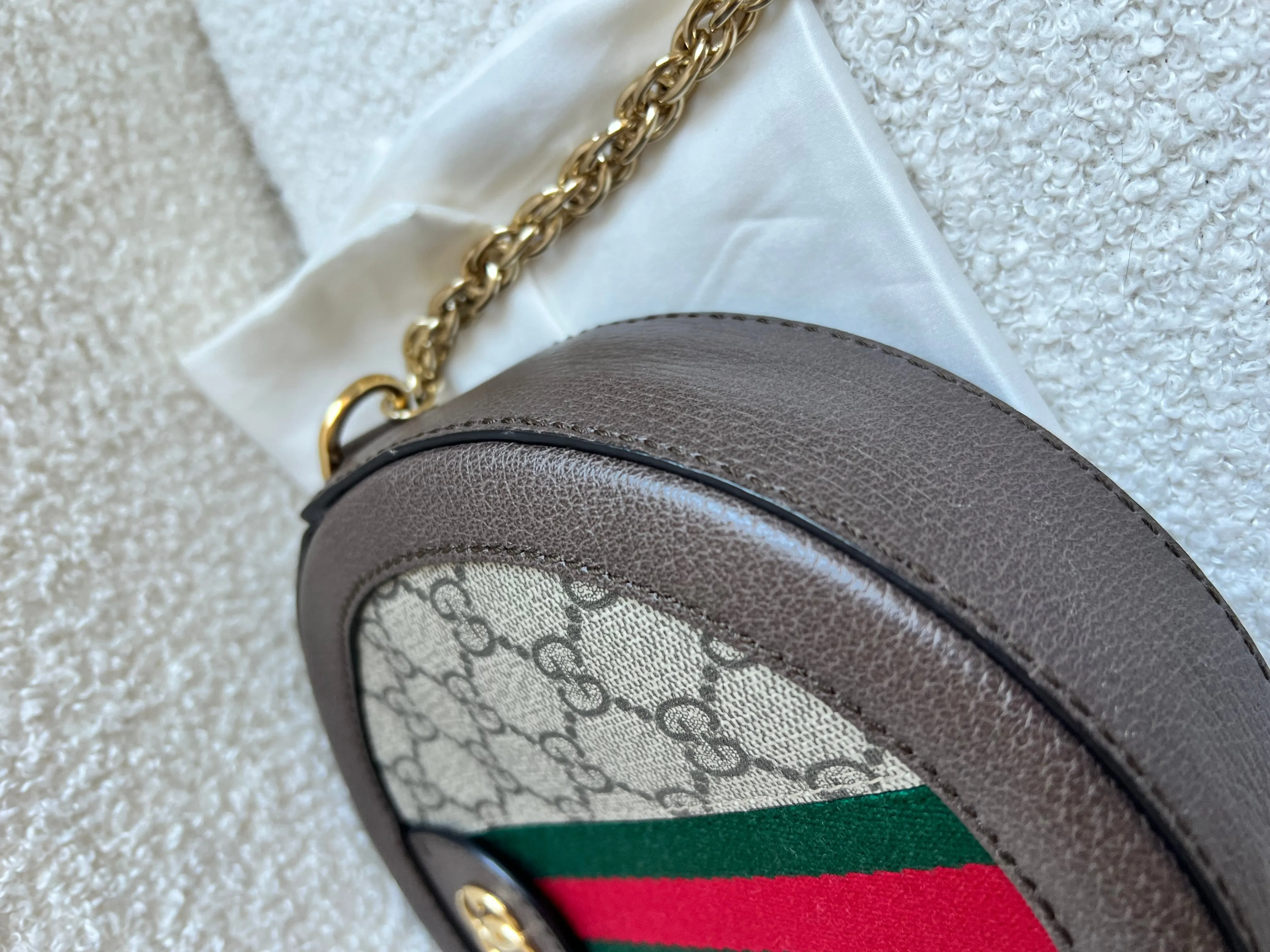 Gucci GG Ophidia Mini GG Round Shoulder Bag (RRP ??1,270)