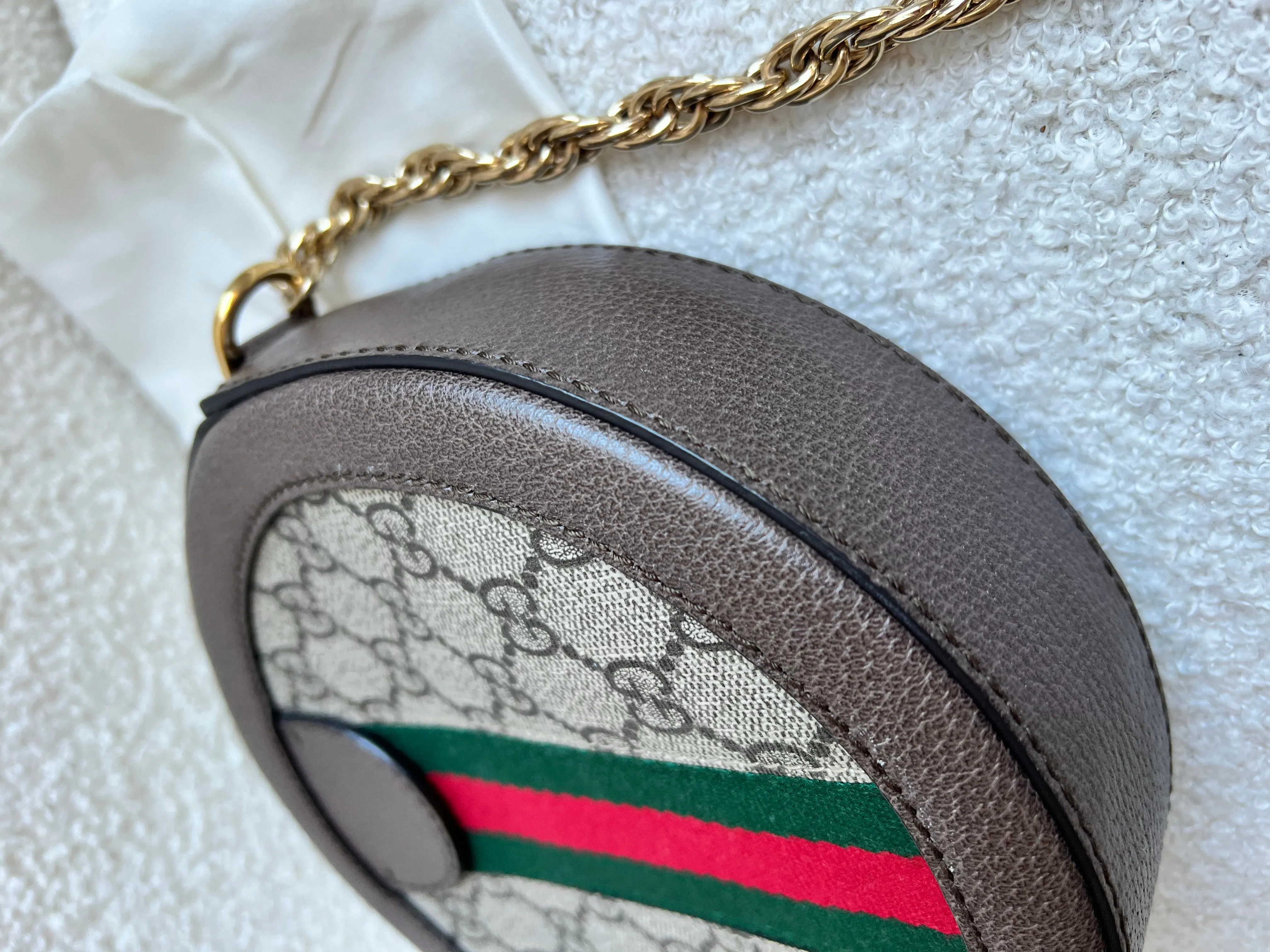 Gucci GG Ophidia Mini GG Round Shoulder Bag (RRP ??1,270)