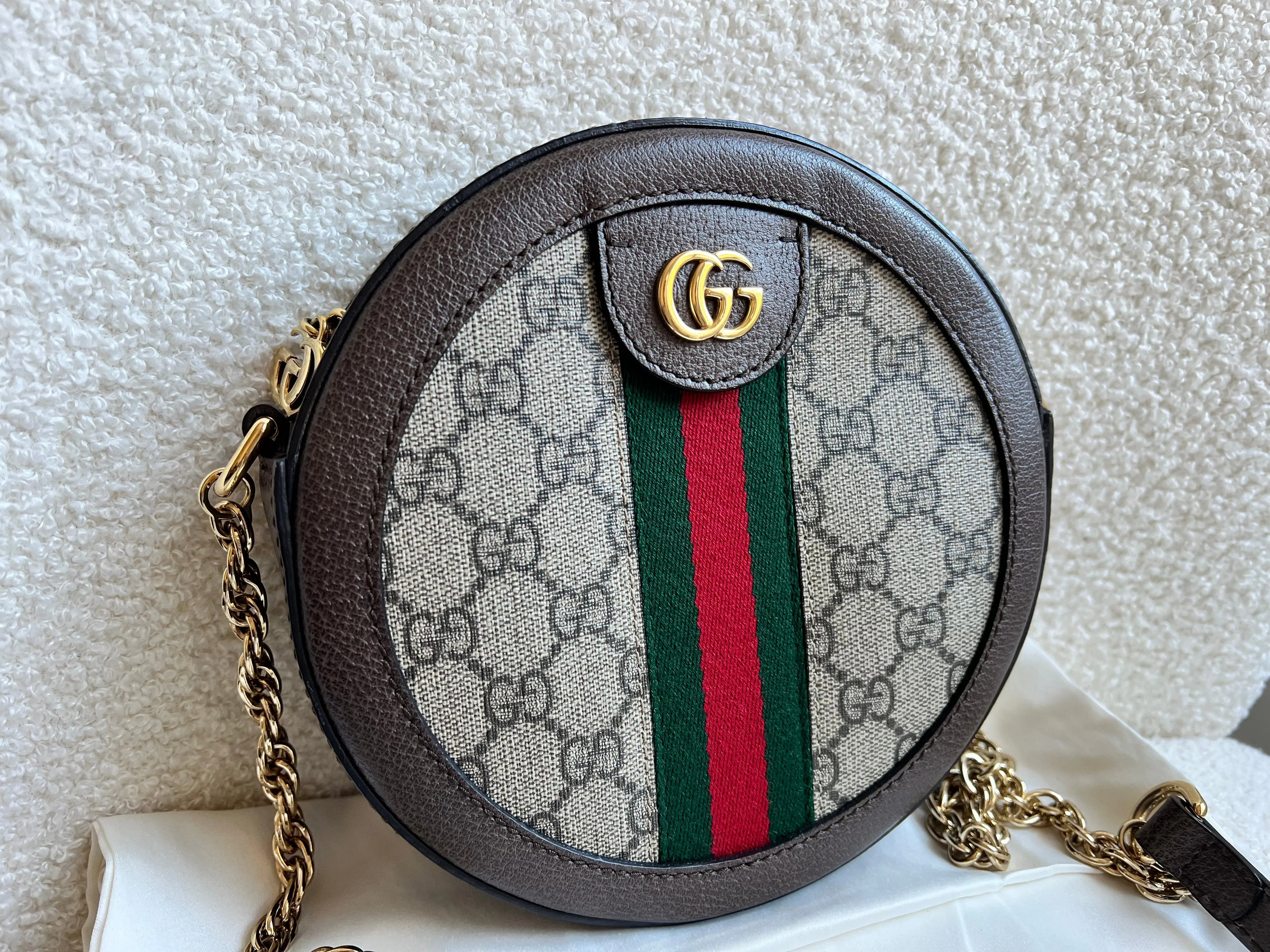 Gucci GG Ophidia Mini GG Round Shoulder Bag (RRP ??1,270)