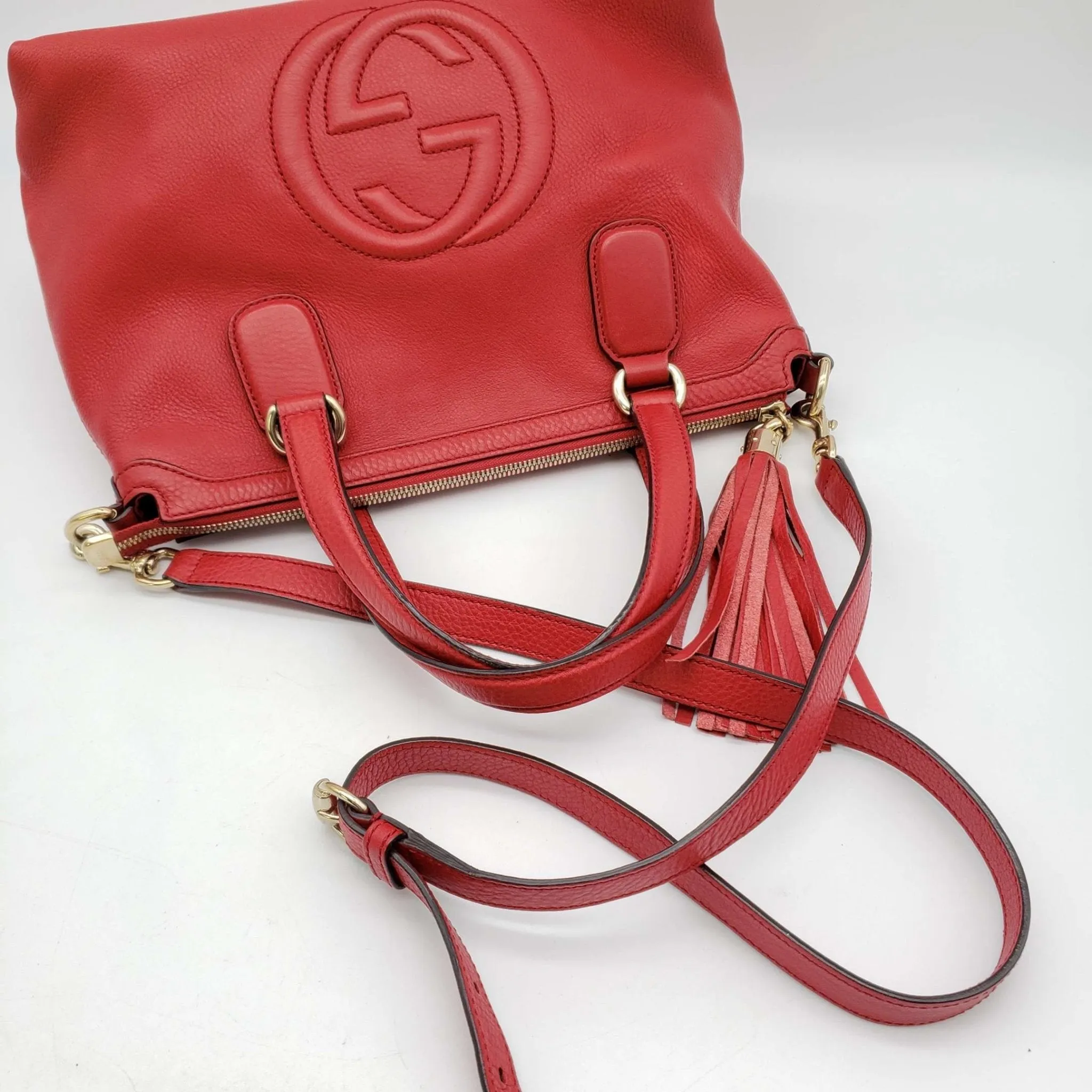 Gucci GG Soho Red Shoulder Bag