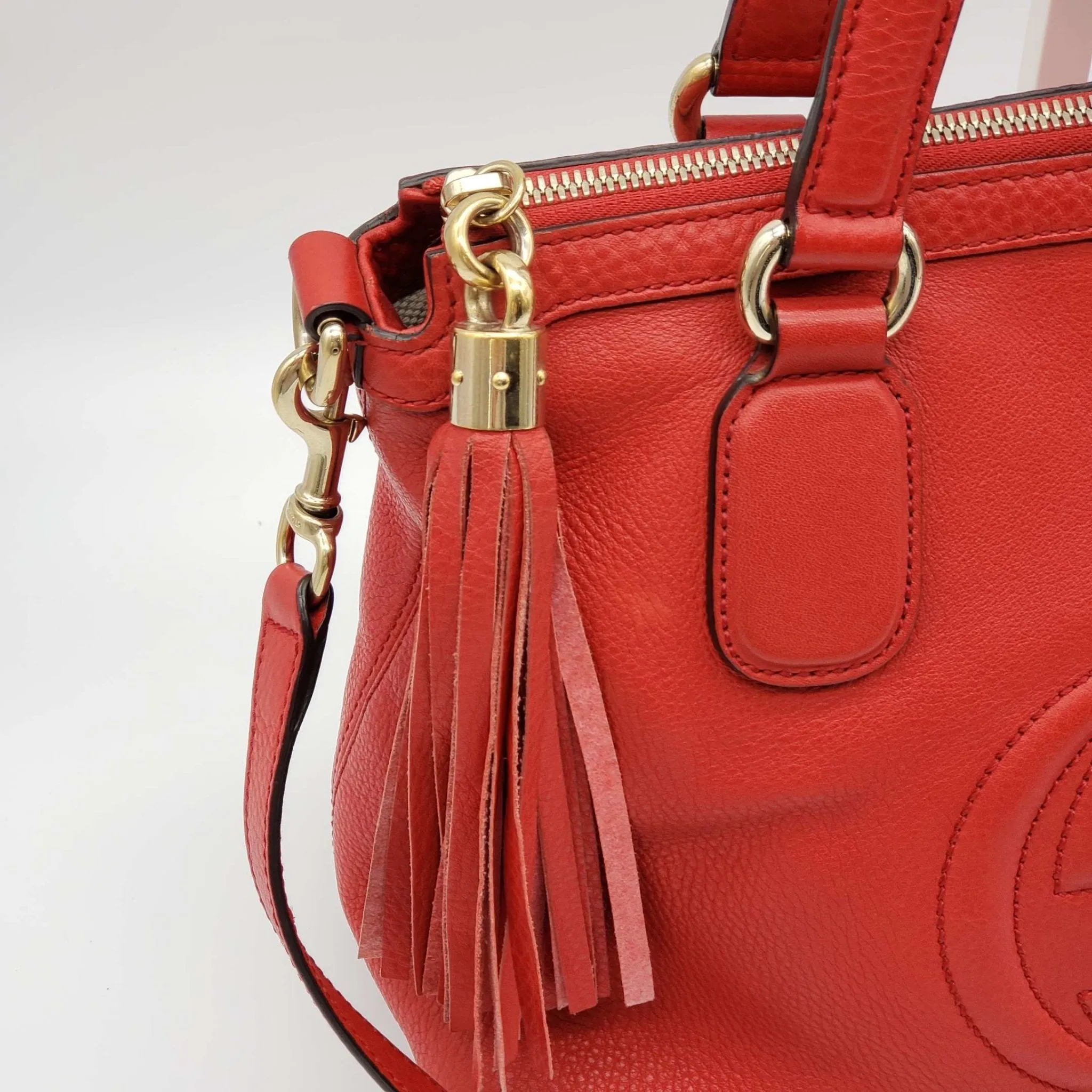 Gucci GG Soho Red Shoulder Bag