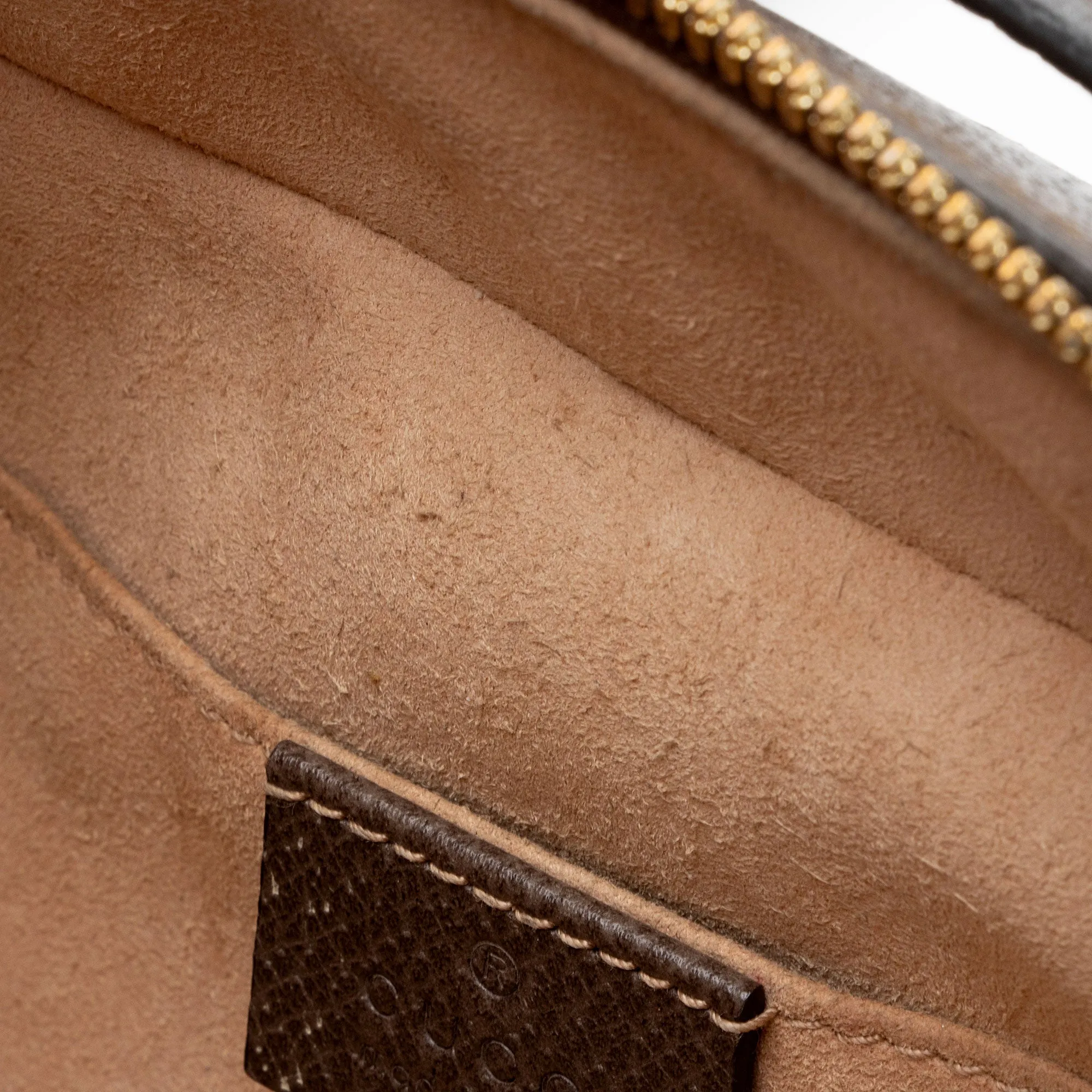 Gucci GG Supreme Ophidia Top Handle Mini Chain Shoulder Bag (SHF-bTGzbz)