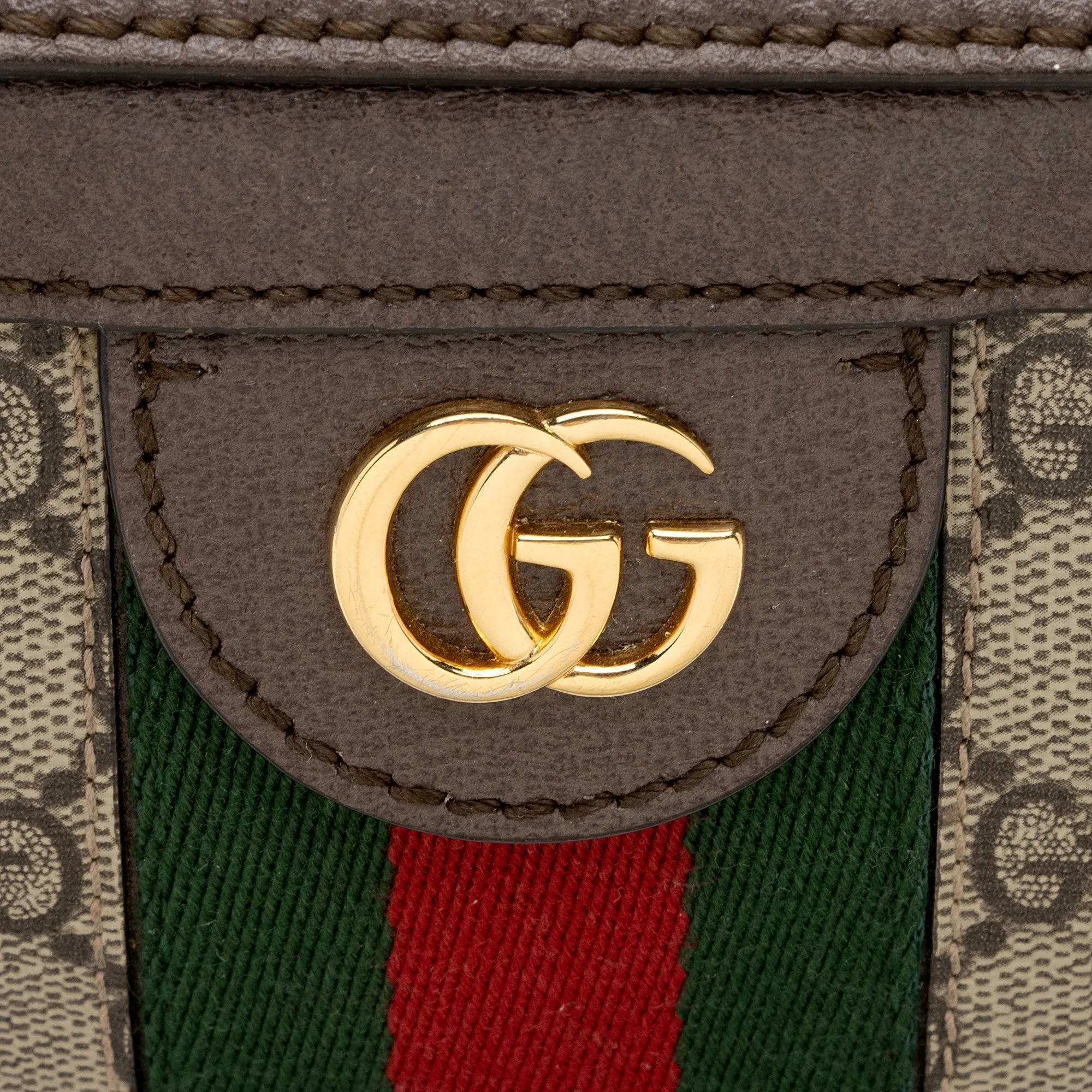 Gucci GG Supreme Ophidia Top Handle Mini Chain Shoulder Bag (SHF-bTGzbz)