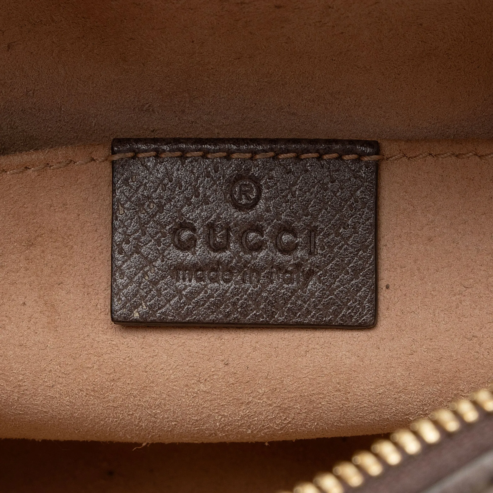 Gucci GG Supreme Ophidia Top Handle Mini Chain Shoulder Bag (SHF-bTGzbz)