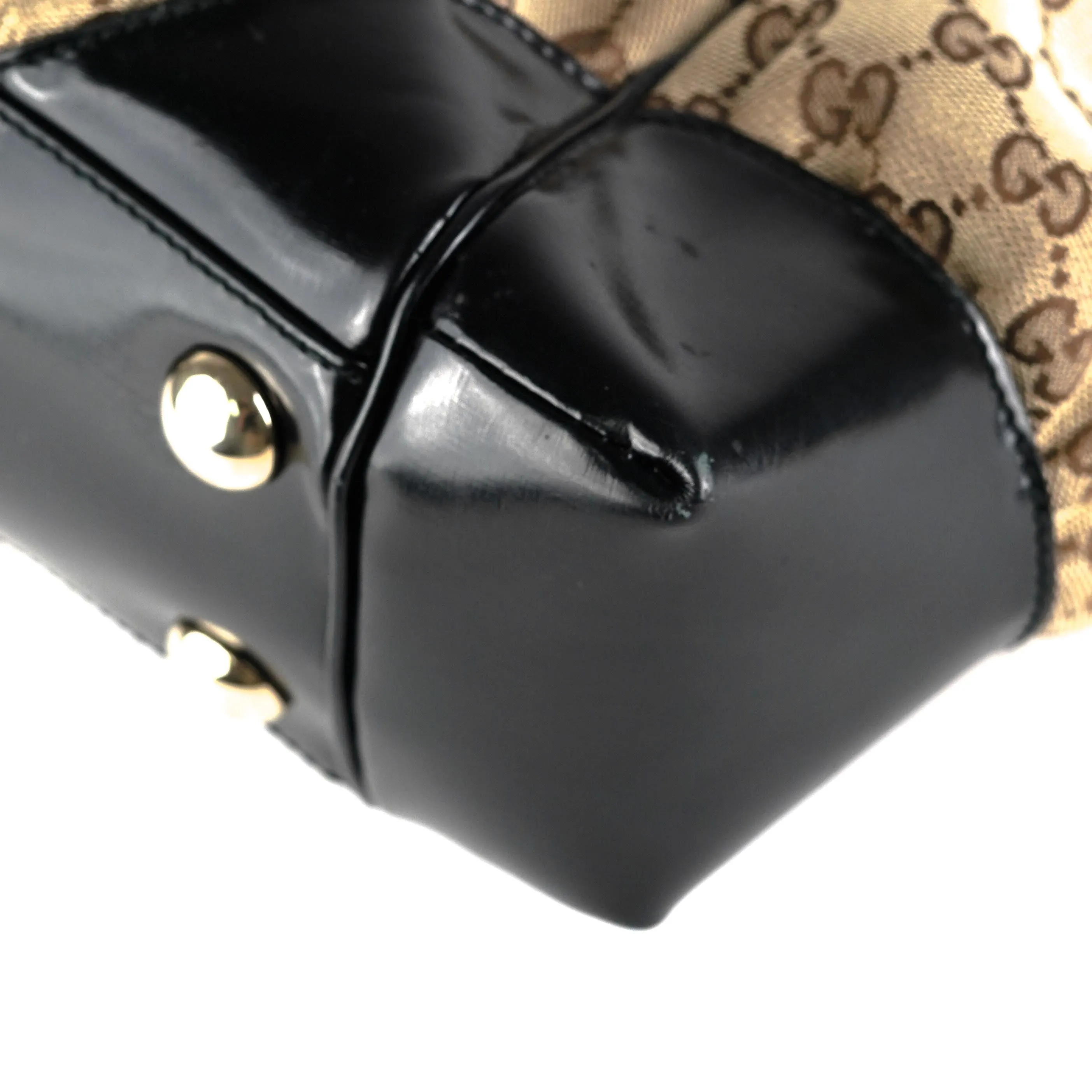 Gucci Guccissima Twin Shoulder Bag Off-White