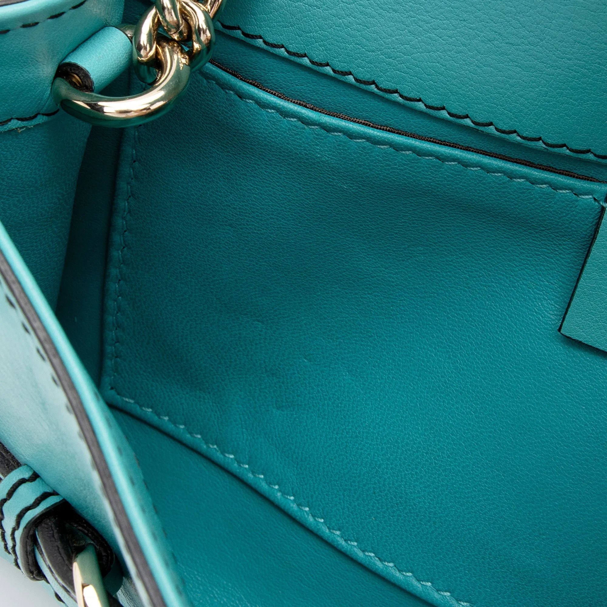 Gucci Leather Emily Small Chain Shoulder Bag (SHF-C1Ky8i)