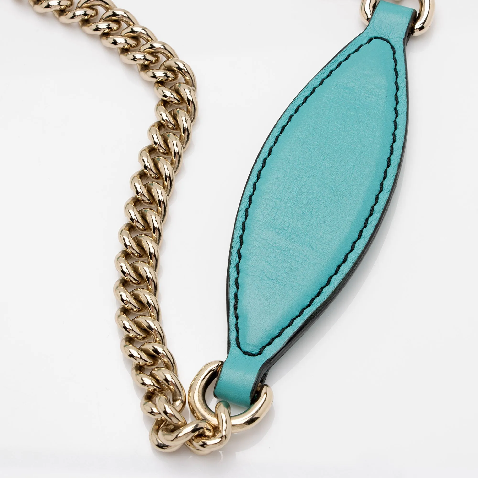 Gucci Leather Emily Small Chain Shoulder Bag (SHF-C1Ky8i)