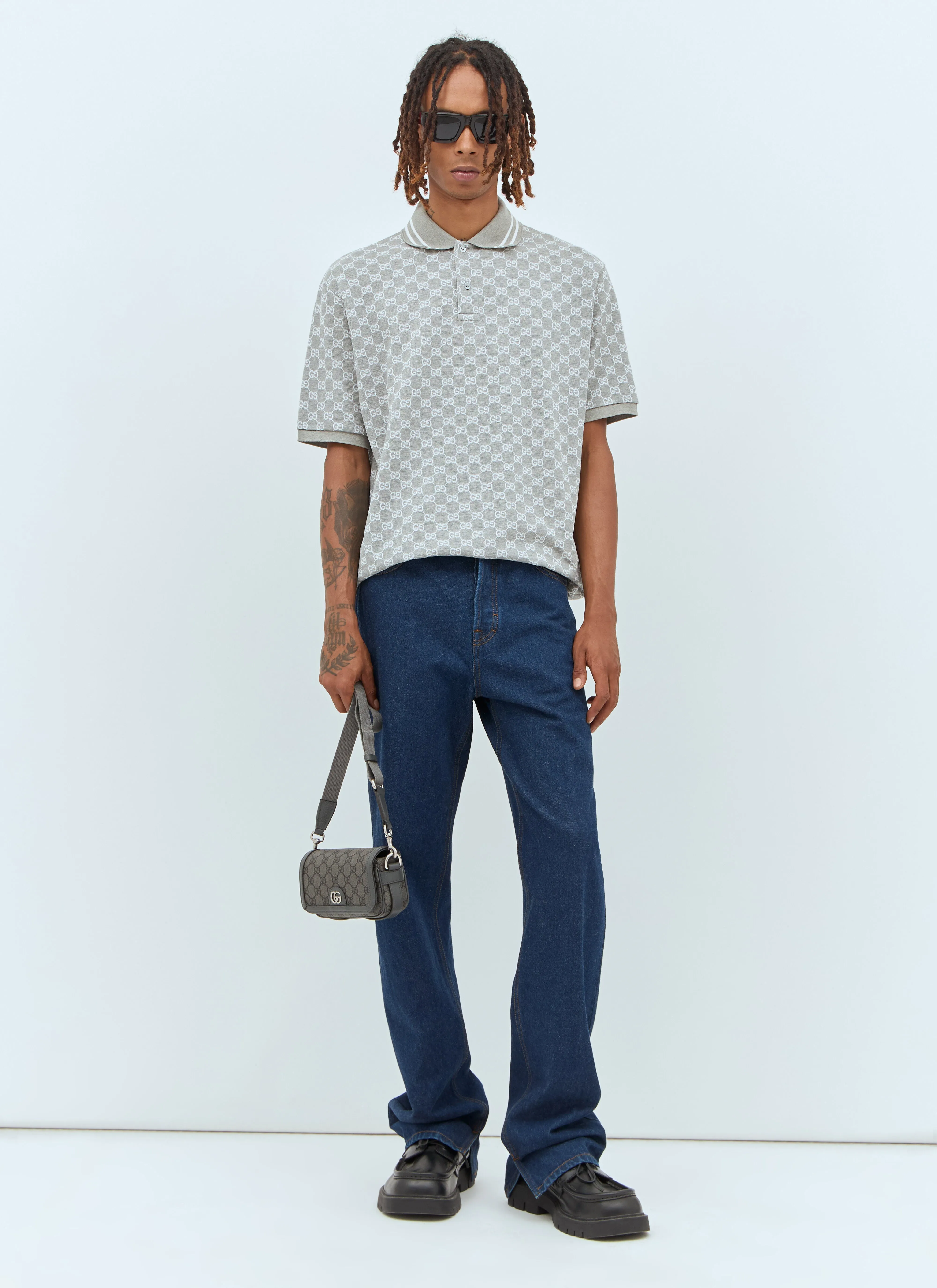 Gucci Men Ophidia Super Mini Shoulder Bag
