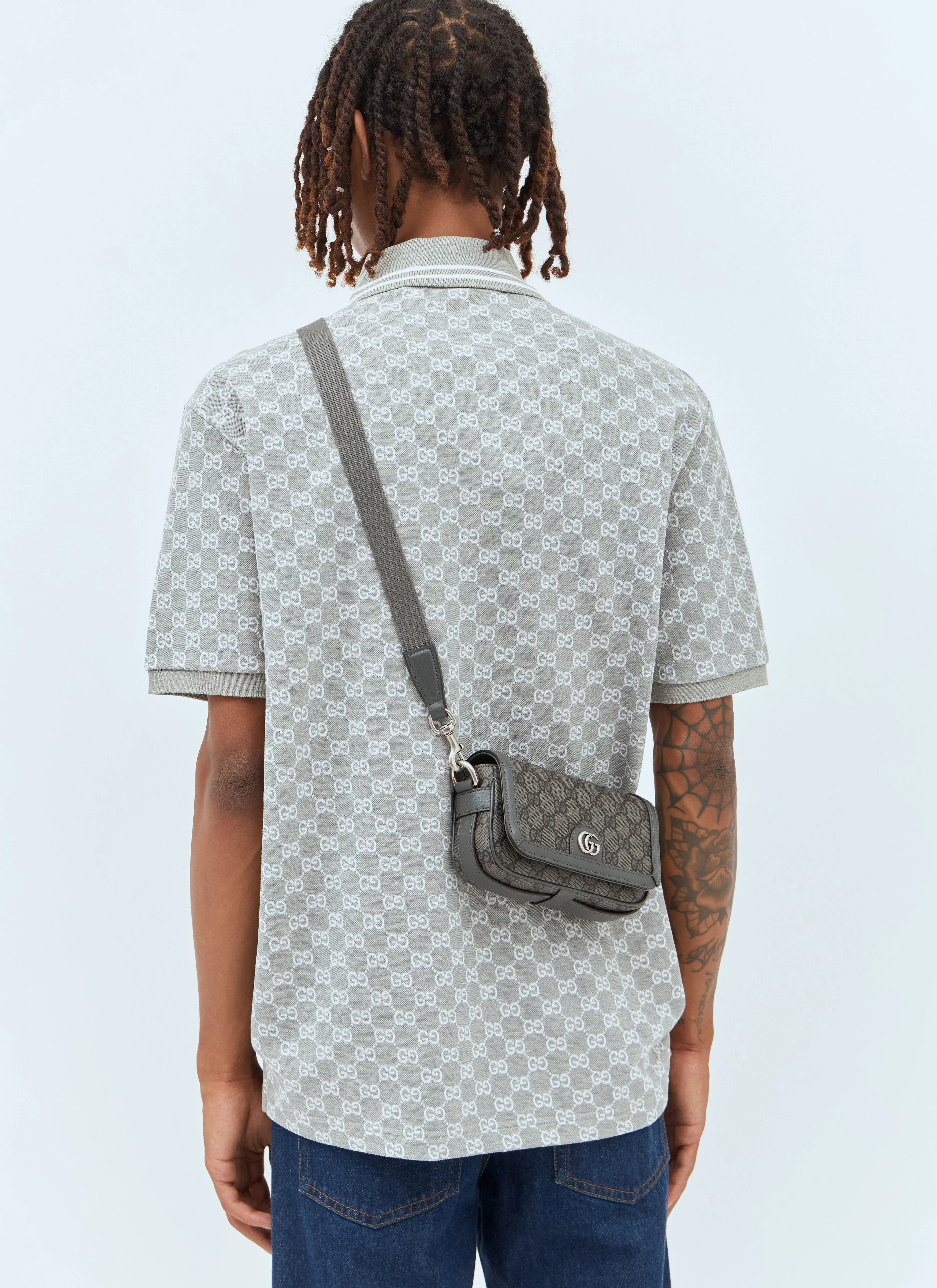 Gucci Men Ophidia Super Mini Shoulder Bag