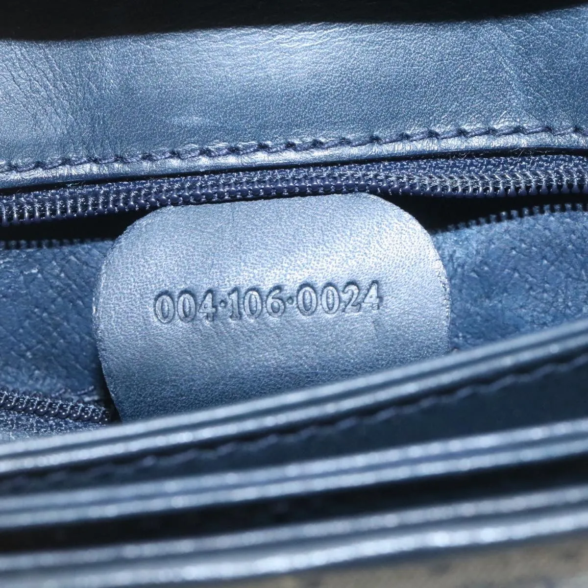 GUCCI Micro GG Canvas Shoulder Bag Navy  am1865g