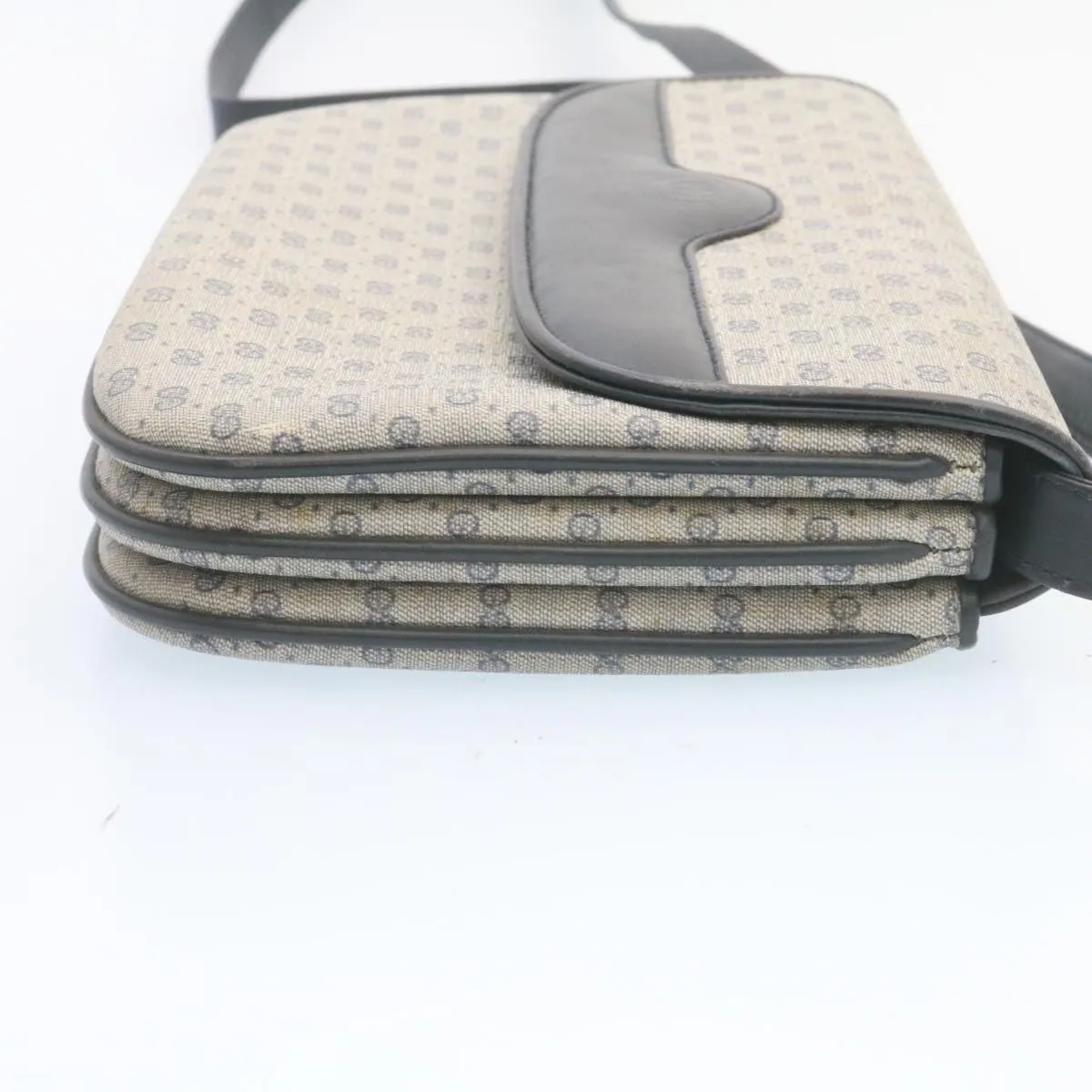 GUCCI Micro GG Canvas Shoulder Bag Navy  am1865g