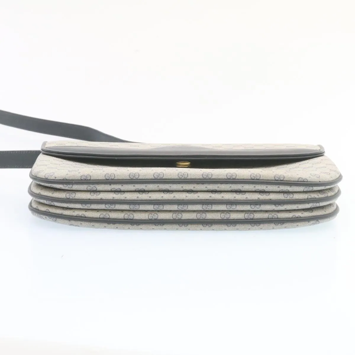 GUCCI Micro GG Canvas Shoulder Bag Navy  am1865g