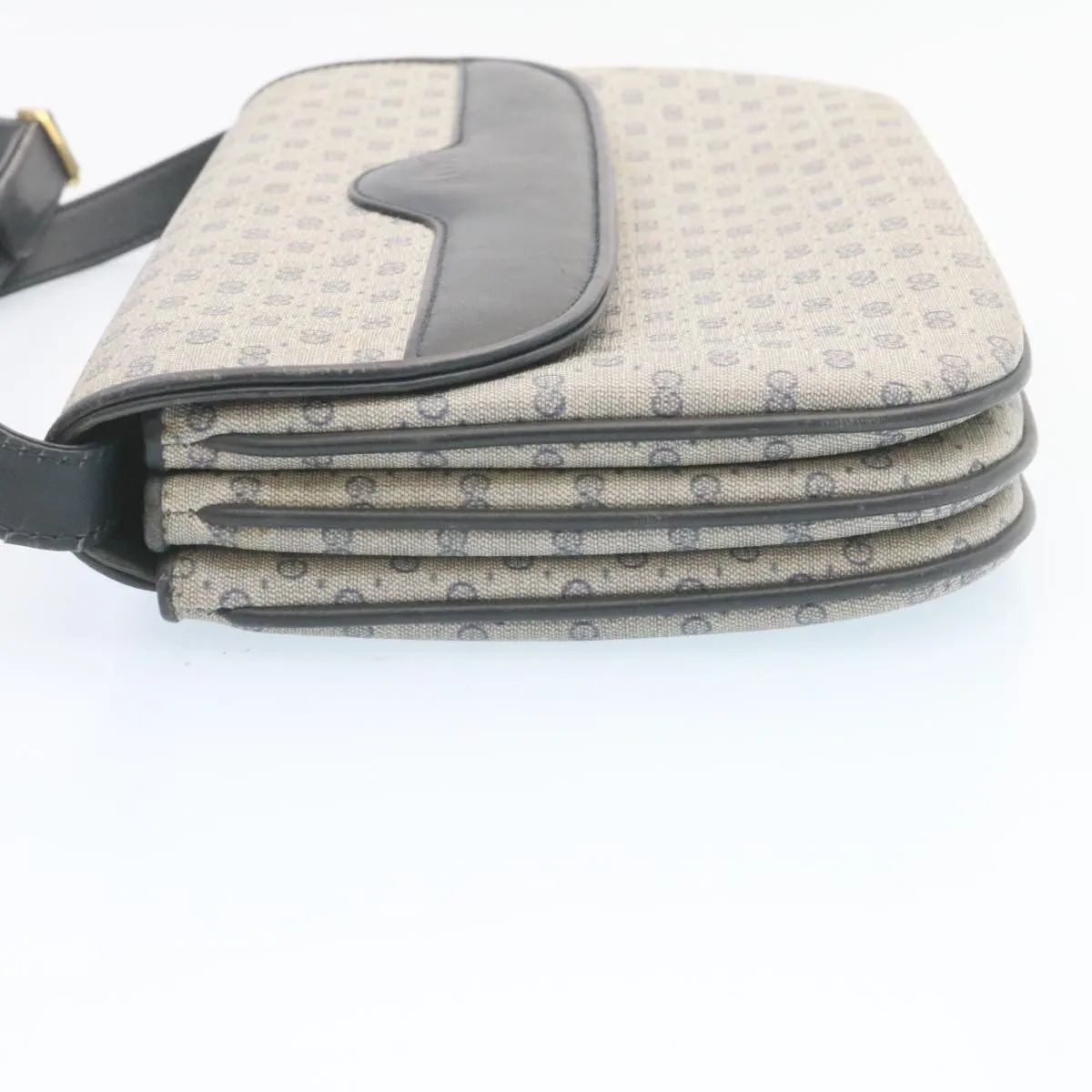 GUCCI Micro GG Canvas Shoulder Bag Navy  am1865g