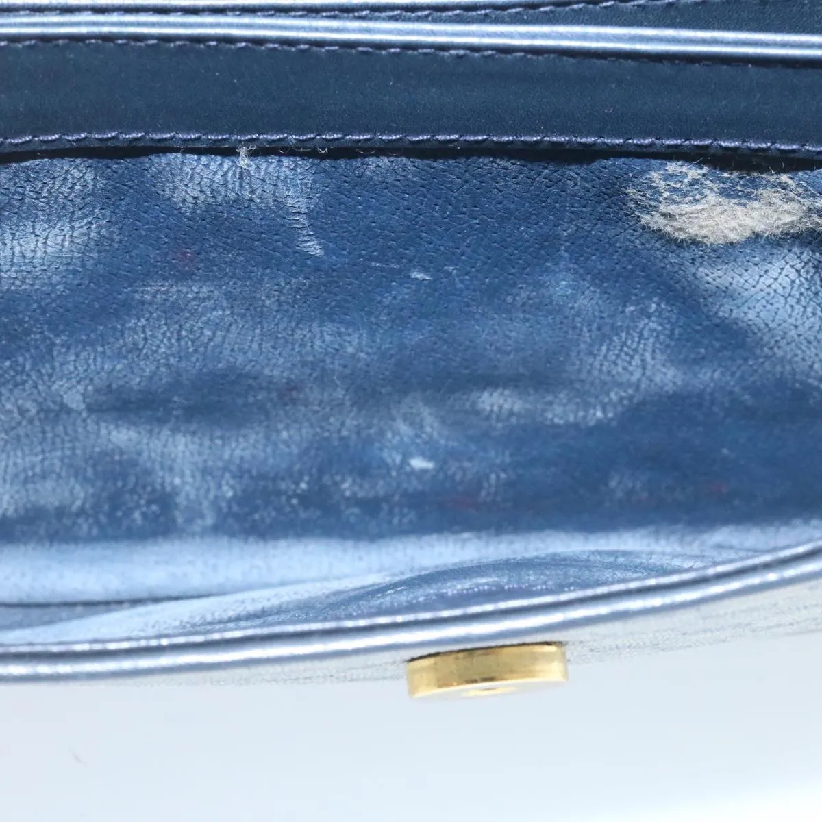 GUCCI Micro GG Canvas Shoulder Bag Navy  am1865g