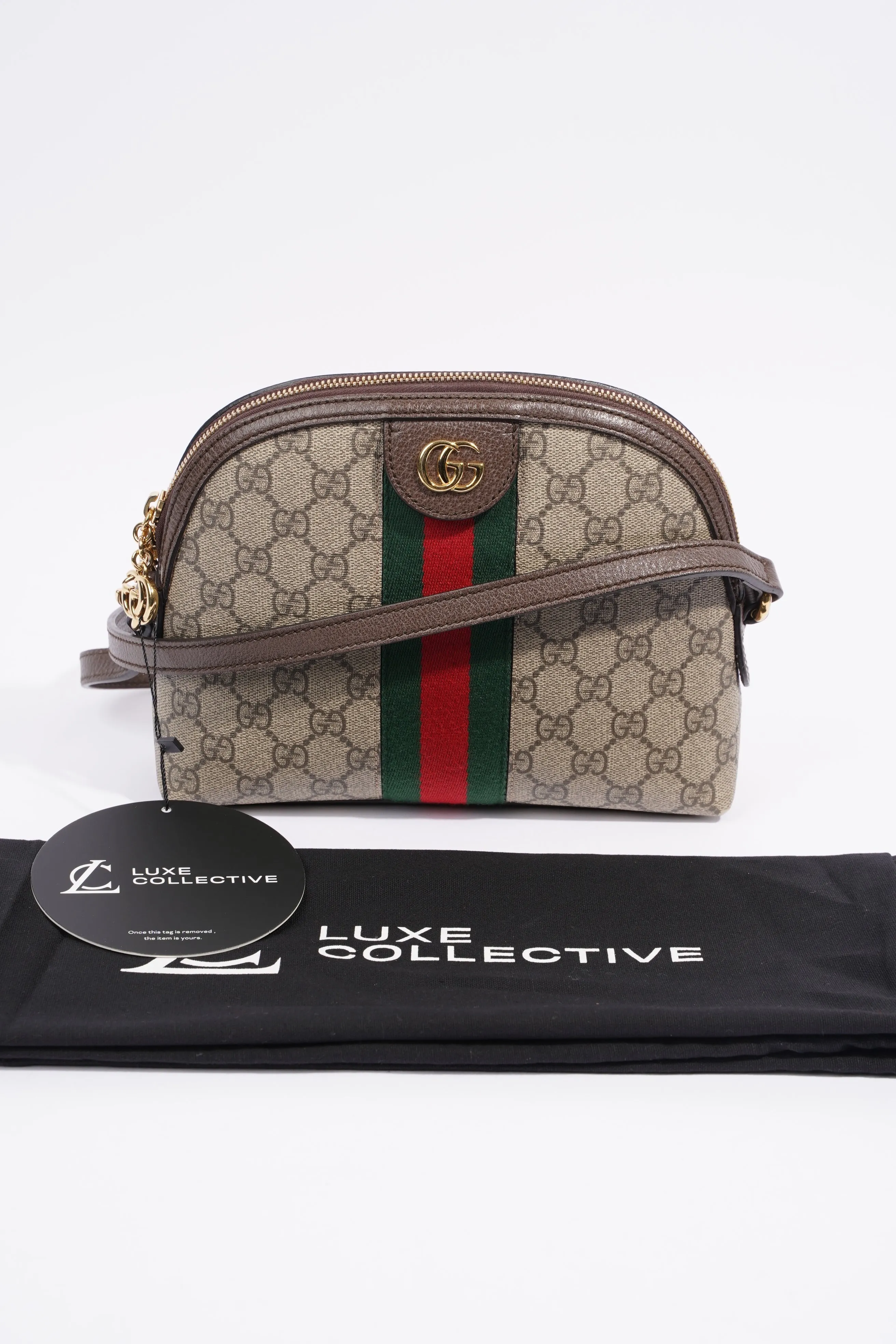 Gucci Ophidia GG Shoulder Bag Supreme Coated Canvas
