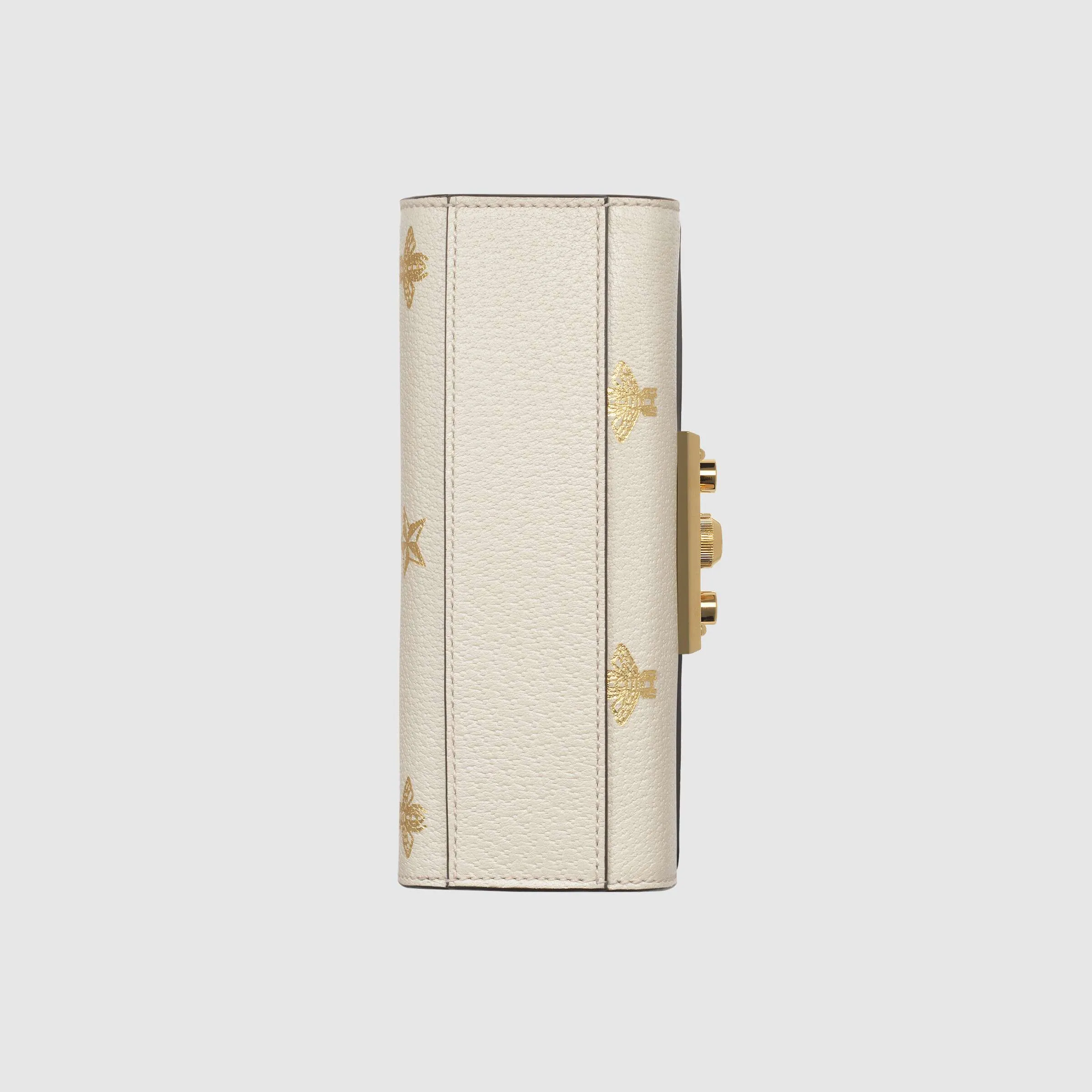 Gucci Padlock Bee Star Small Shoulder Bag White