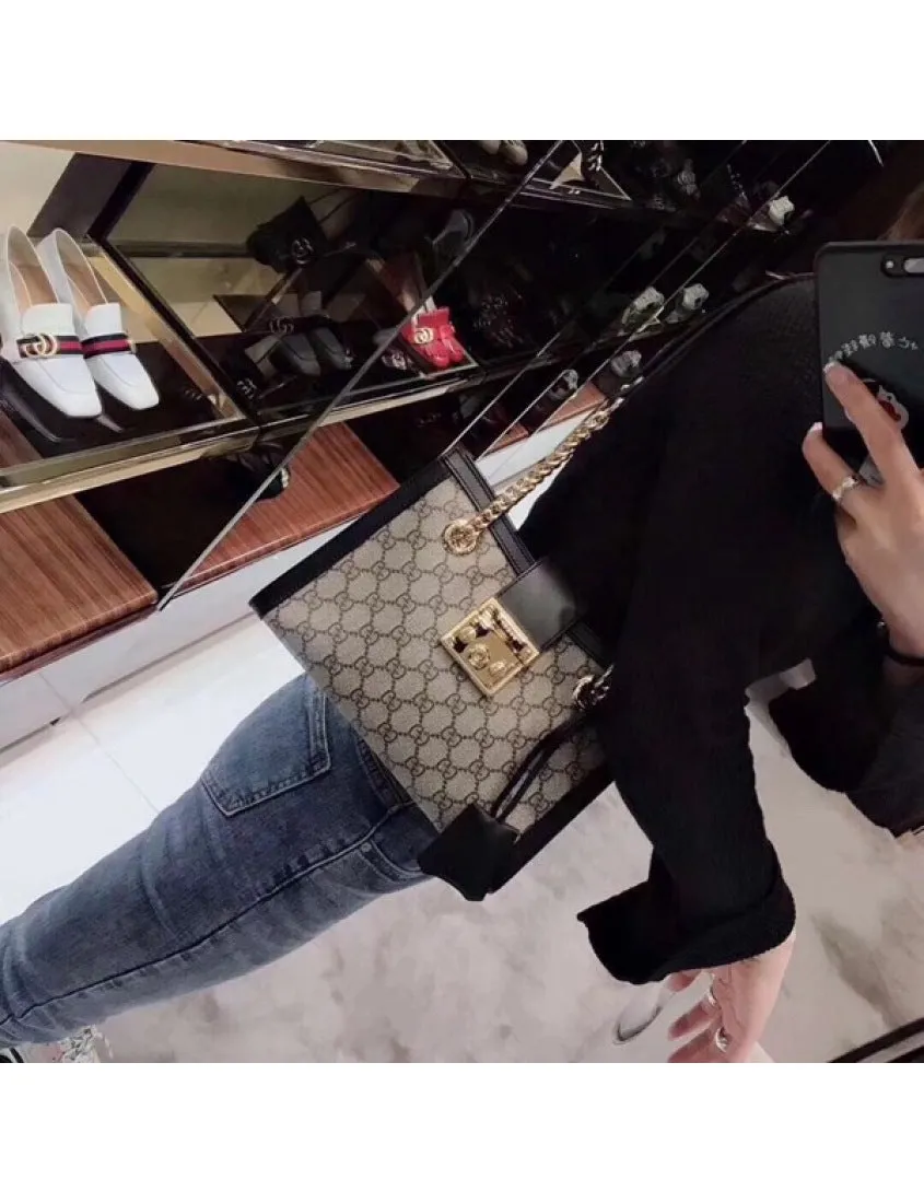 Gucci Padlock series small GG shoulder bag