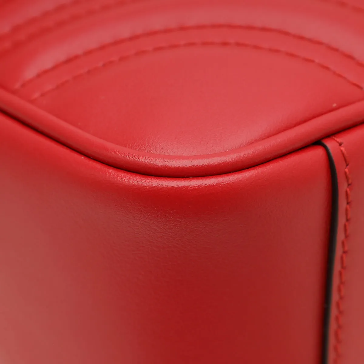 Gucci Red GG Marmont Small Shoulder Bag