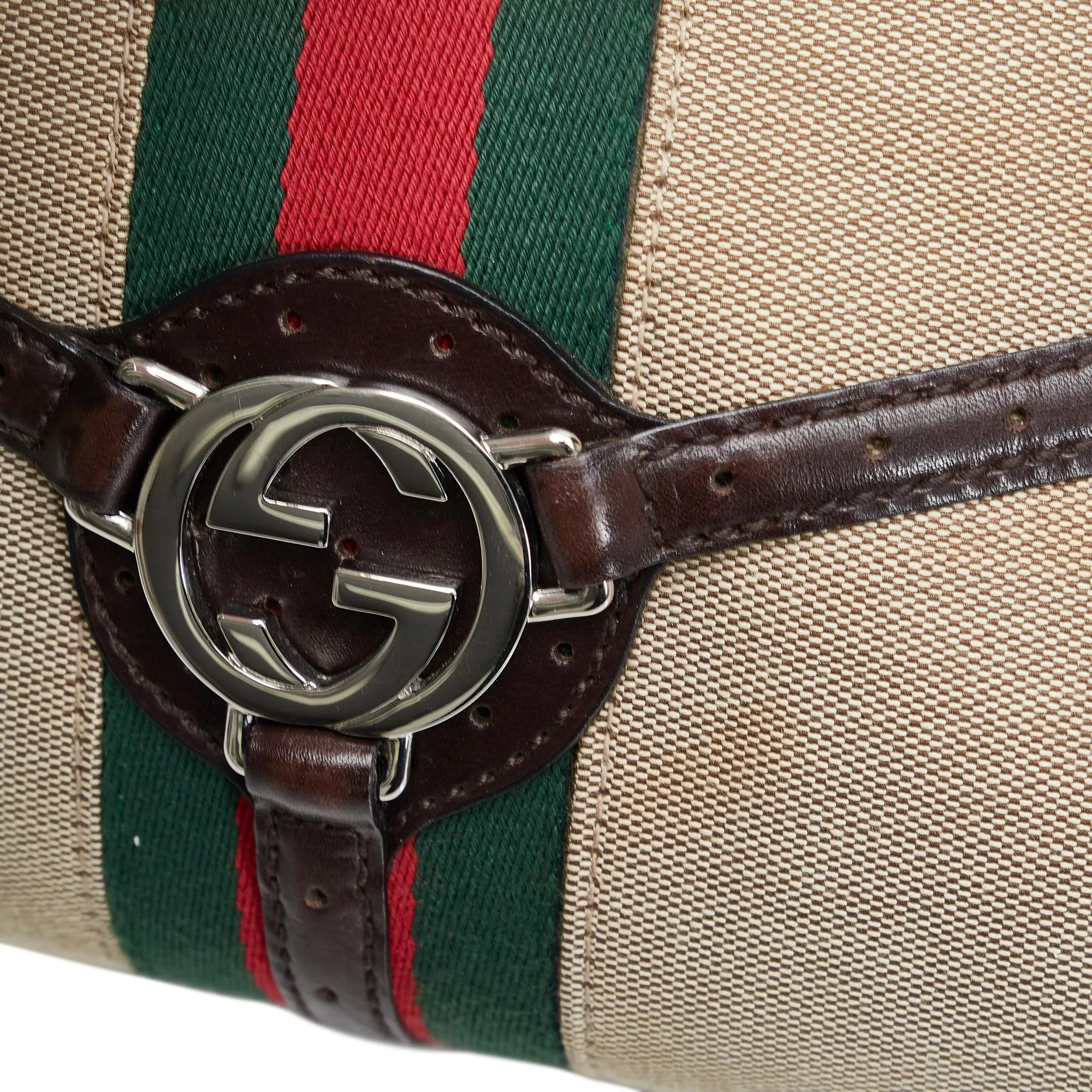 Gucci Reins Web Shoulder Bag (SHG-2amAPb)