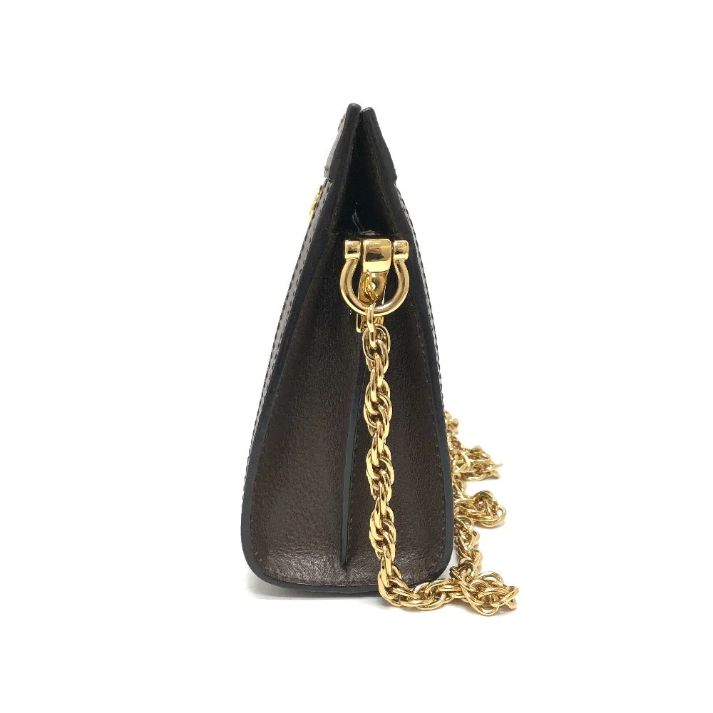 GUCCI Shoulder Bag 503877 GG Supreme Canvas Brown Ophidia GG Small Women Used