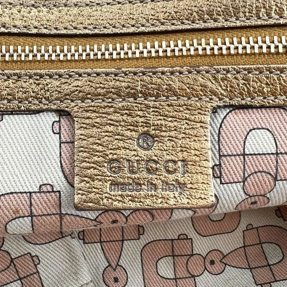 Gucci Vintage Abbey ball cloth shoulder bag TWS