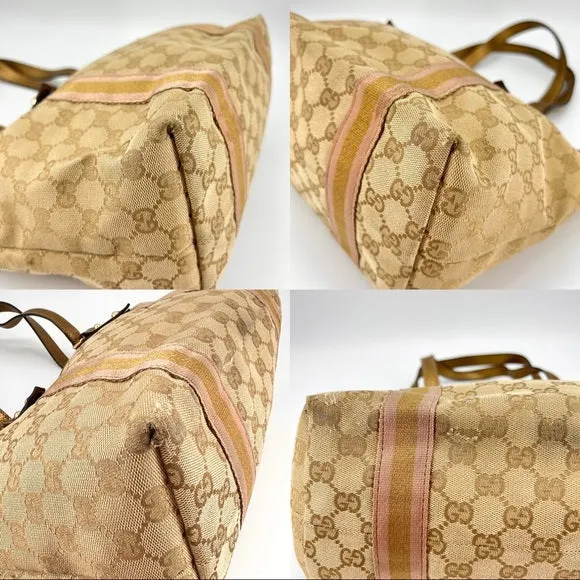 Gucci Vintage Abbey ball cloth shoulder bag TWS
