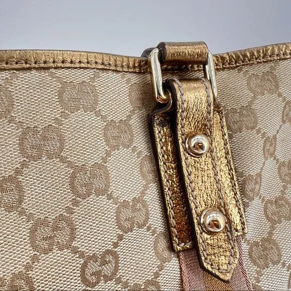 Gucci Vintage Abbey ball cloth shoulder bag TWS