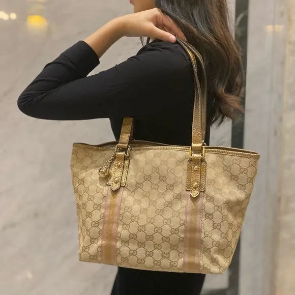 Gucci Vintage Abbey ball cloth shoulder bag TWS