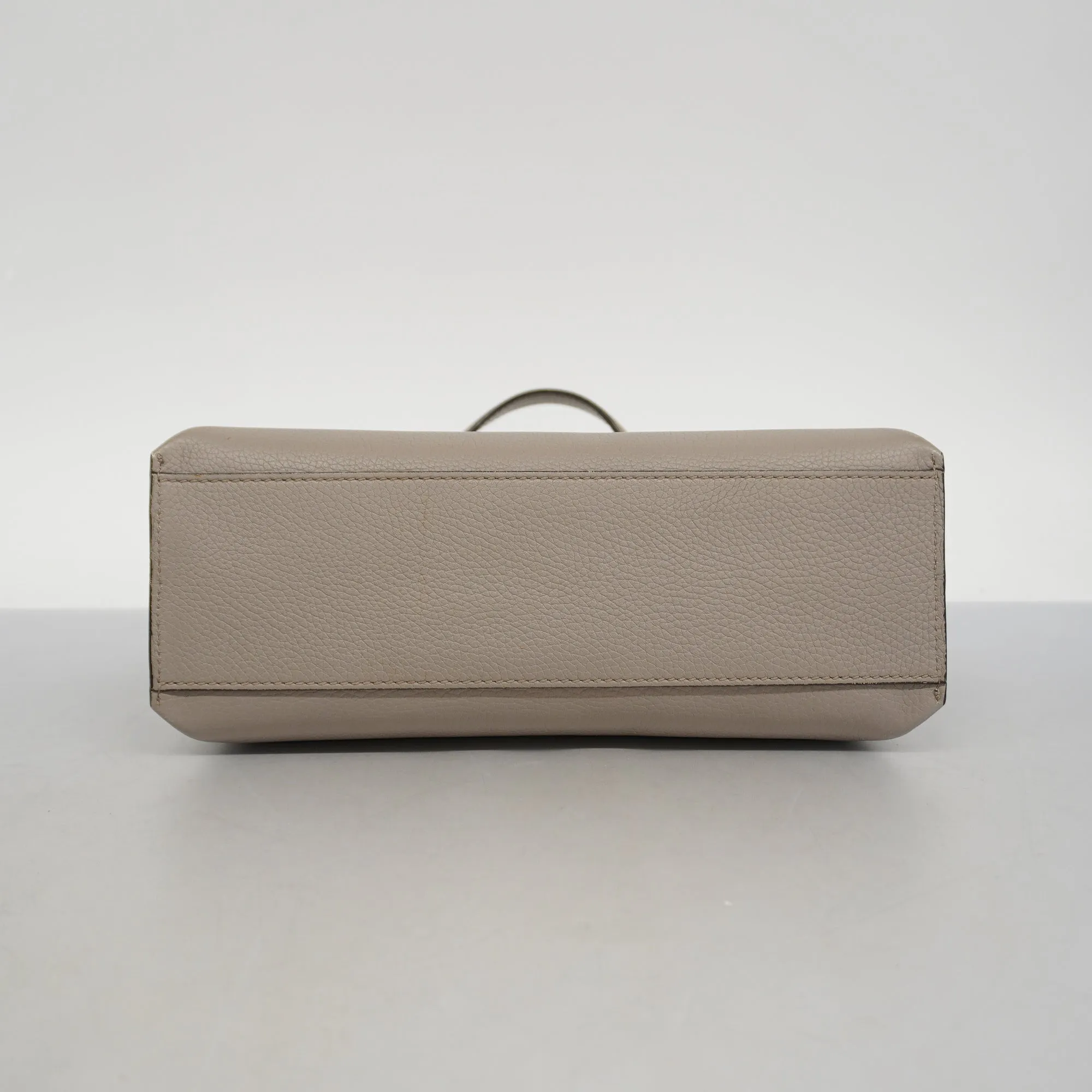 GUCCIAuth  Bamboo 2way Bag 370831 Women's Leather Handbag,Shoulder Bag Grayish