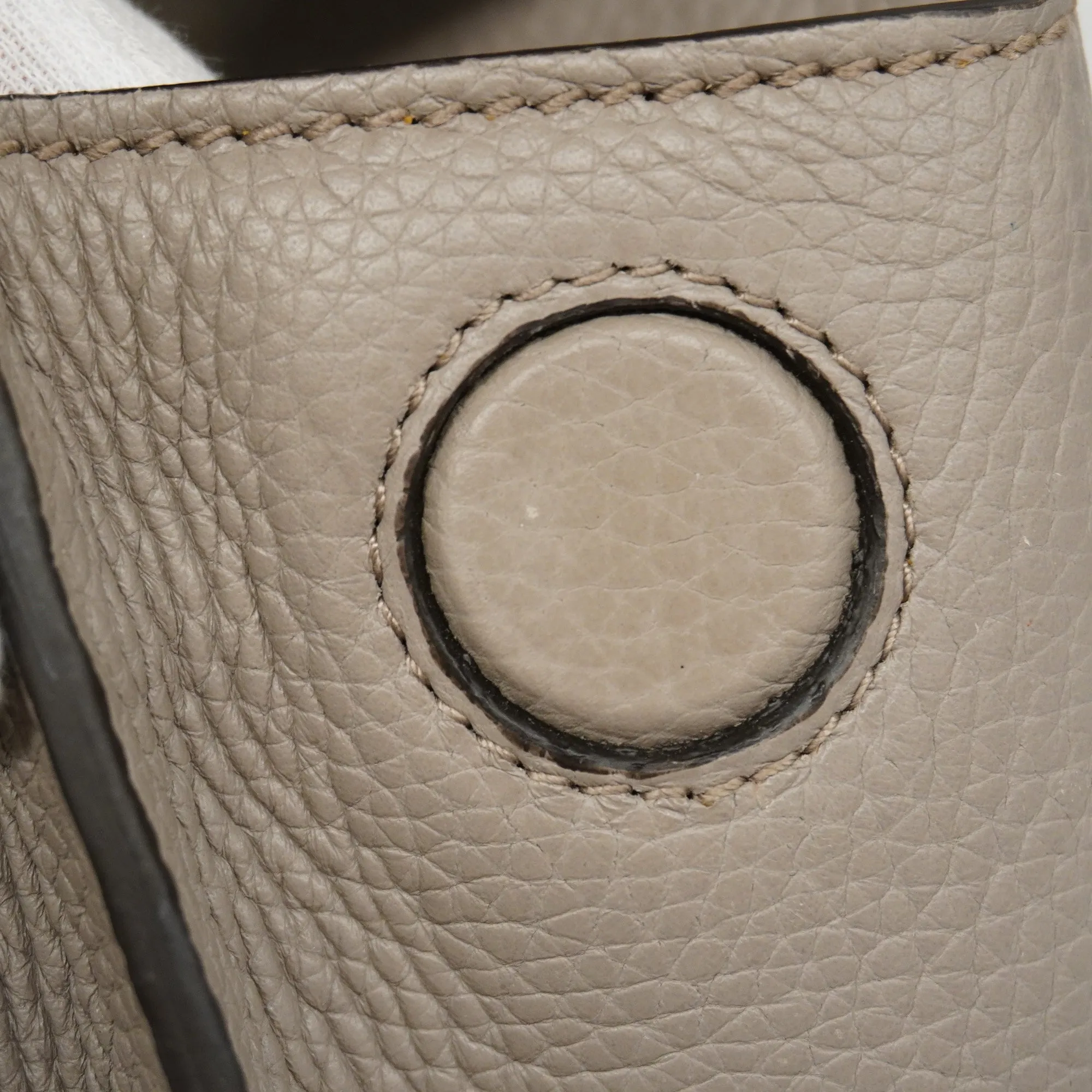 GUCCIAuth  Bamboo 2way Bag 370831 Women's Leather Handbag,Shoulder Bag Grayish