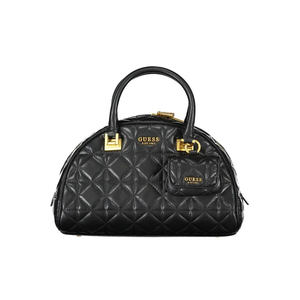 Guess Jeans Black Polyethylene Handbag